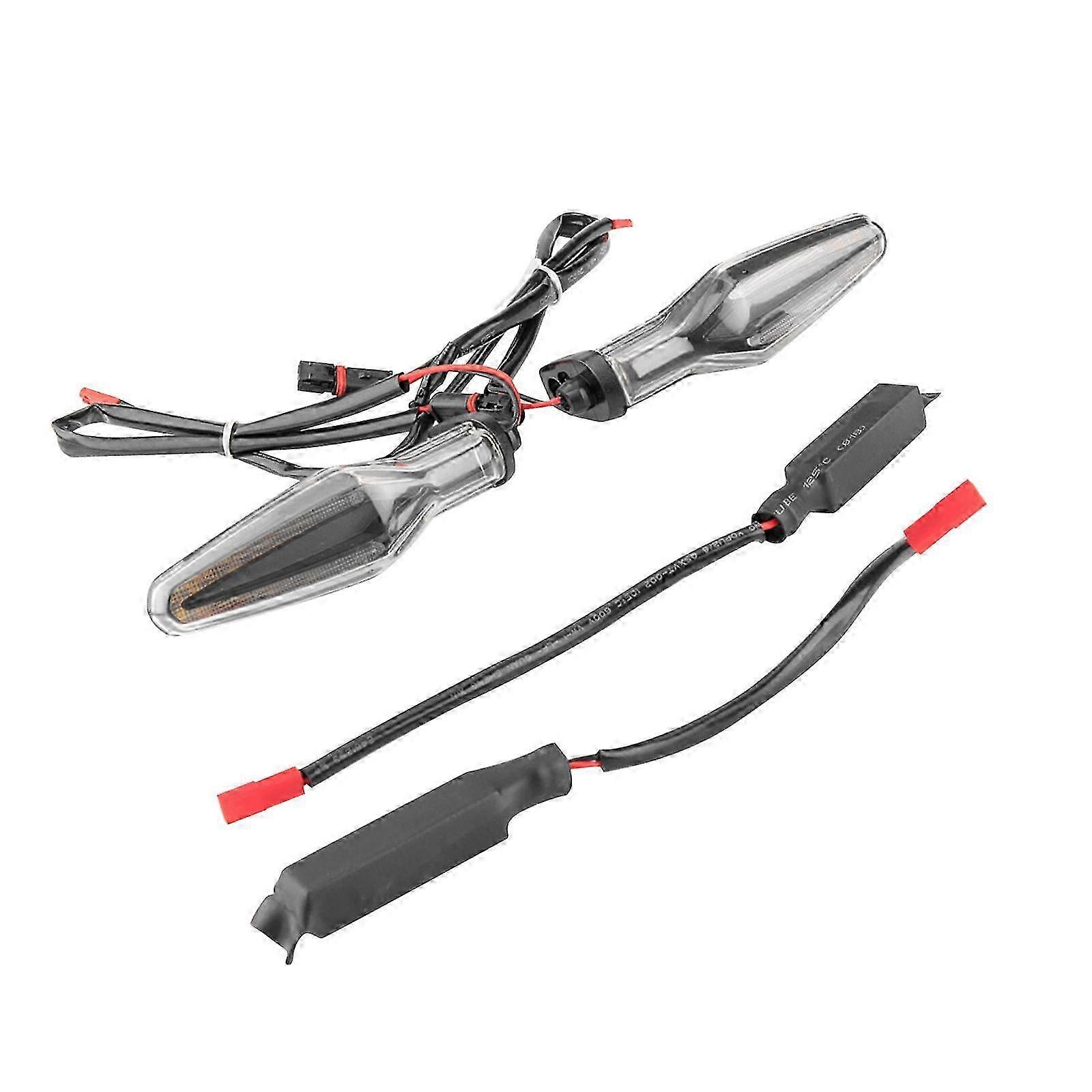 2x Motorcycle Turn Signal Indicators Accessories for R1200 F800 clear 2025