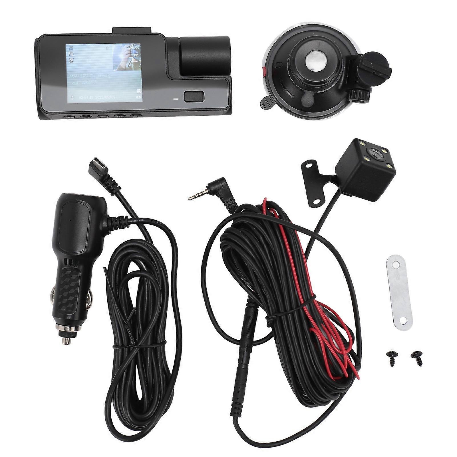 Channel Wireless WiFi Car Dash Cam, Infrared Night Vision, Motion Detection, G-Sensor, Driving Recorder for Taxi