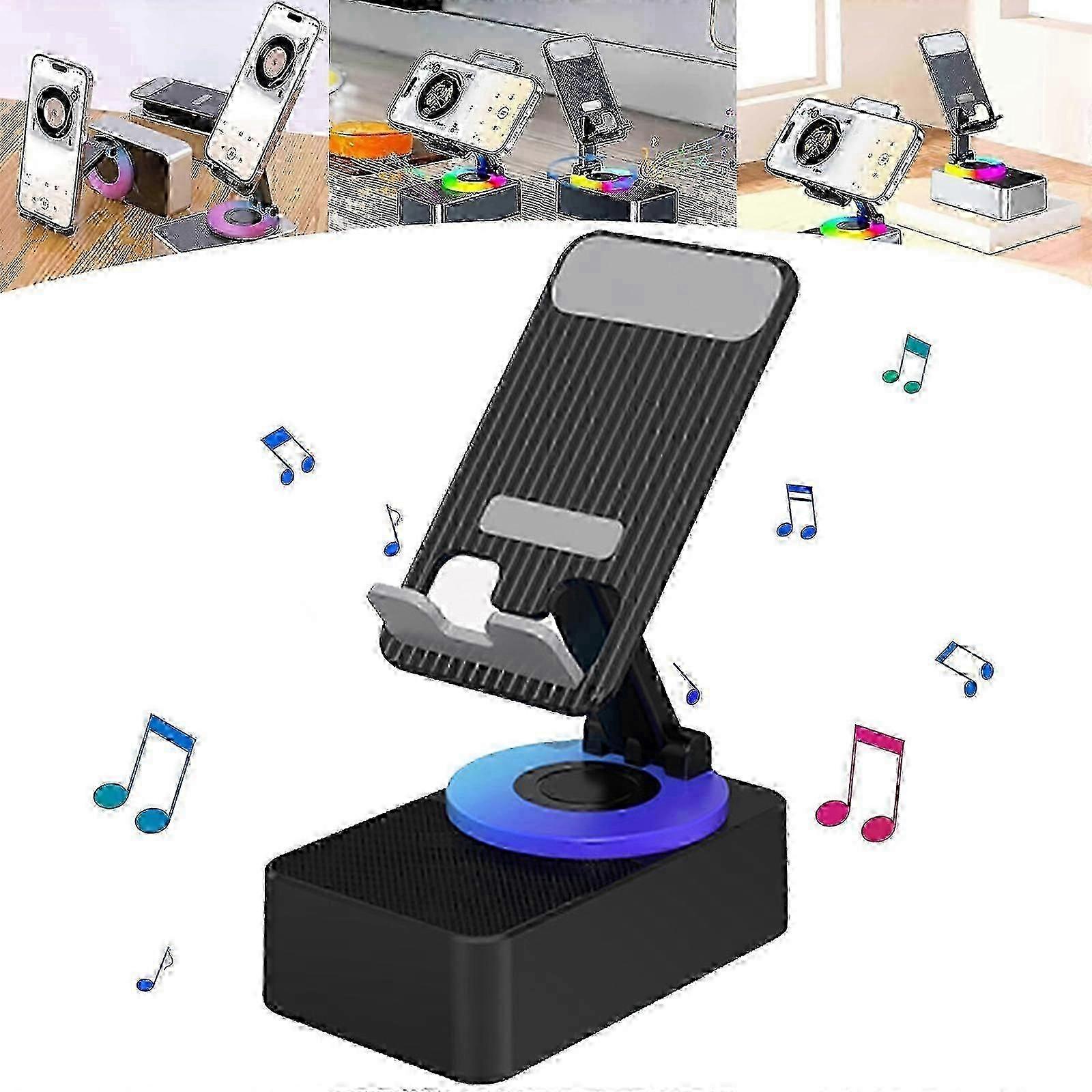 3-in-1 Bluetooth Audio Power Bank Bracket Phone Holder HiFi Speaker Mount Tablet