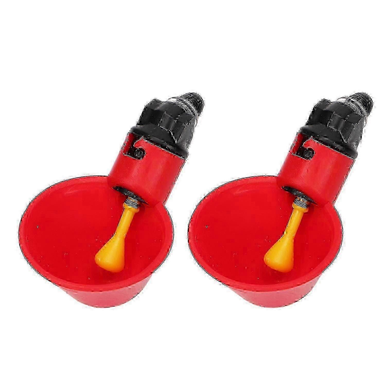 Automatic Chicken Waterer Cups Safe Poultry Feeder Kit for Birds Quail
