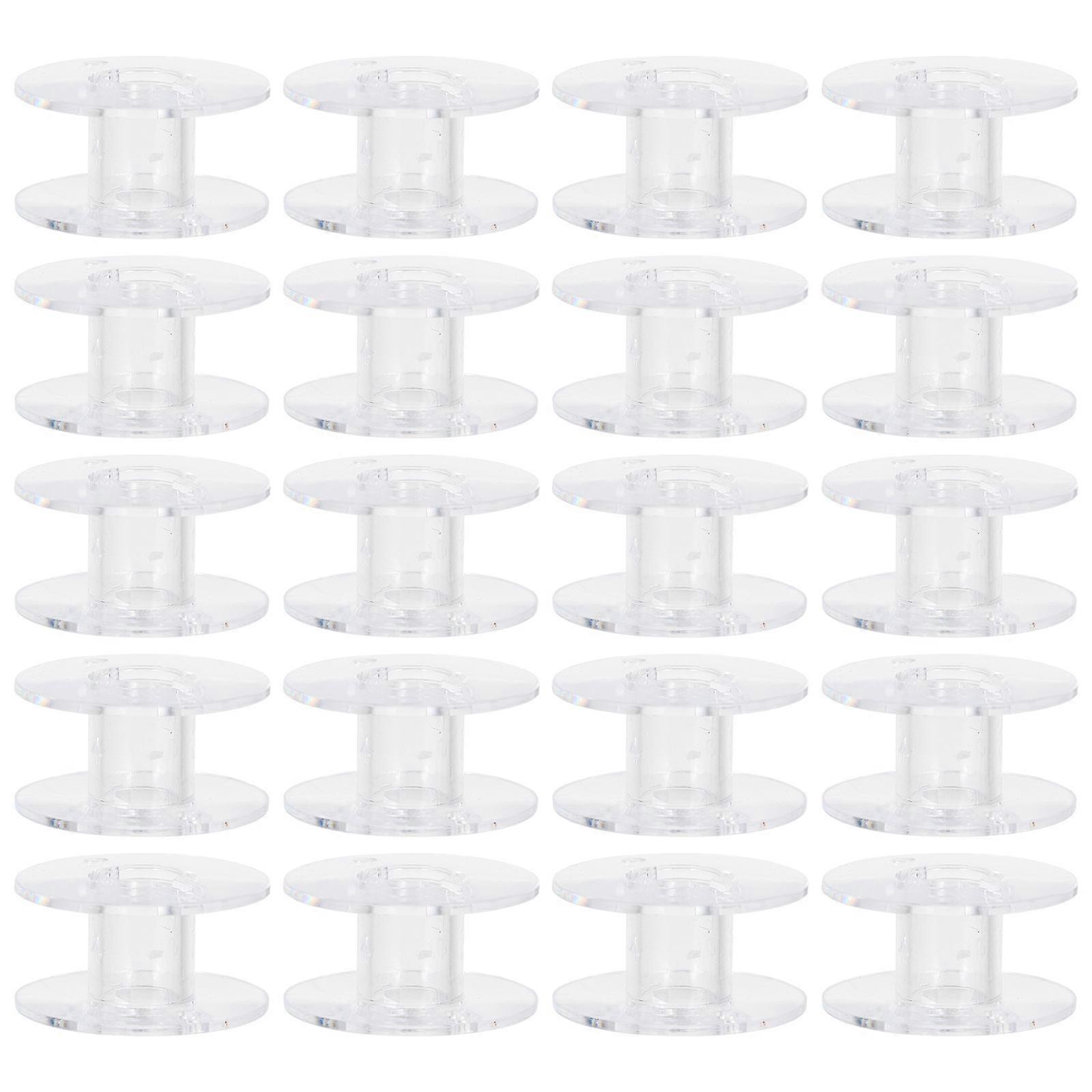 50 قطعة ماكينة الخياطة شرطي المزالج لوازم ماكينة الخياطة المحمولة (شفافة)