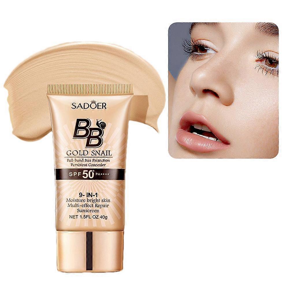 Natural BB Cream SPF Multi Function Makeup Foundation Long Lasting Moisturizing Coverage All Skin Types