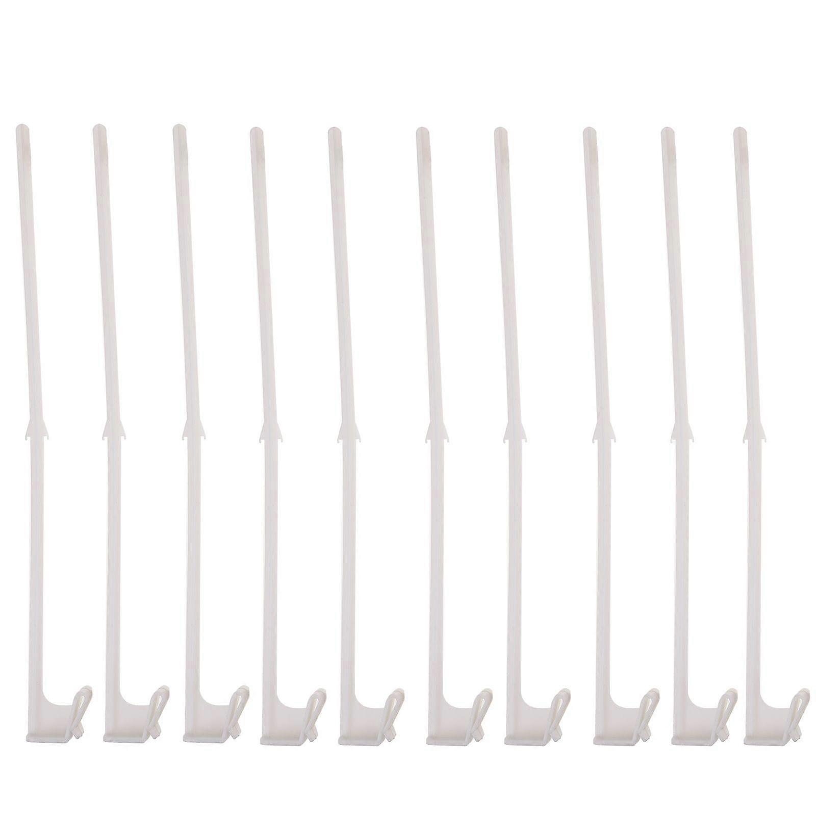 10Pcs Car Window Flagpoles Car Flag Window Clips Truck Flag Holder Without Flag