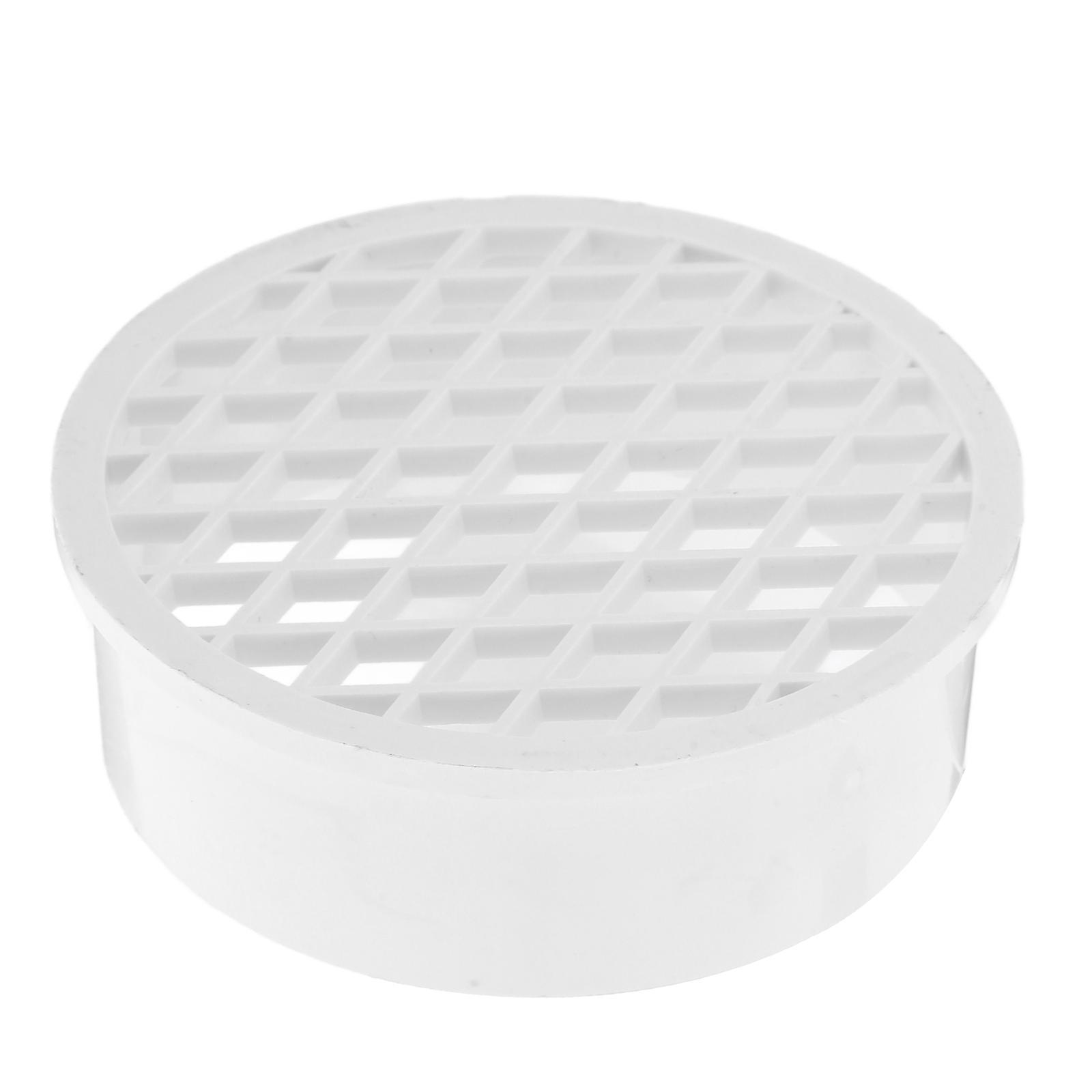 Anti-Blocking Floor Drain Cover Plastic Material Round For Office Users Garage Use 1Pack