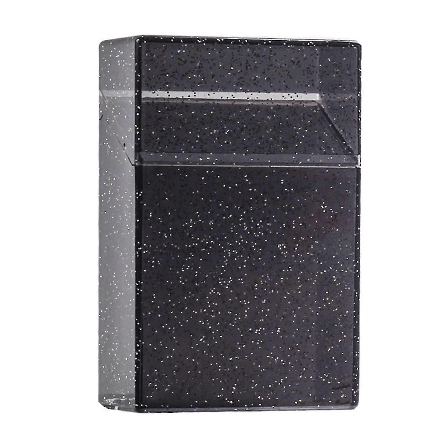 Cigarette Case Shining Clear Appearance Plastic Portable Cigarettes Box for Smoker