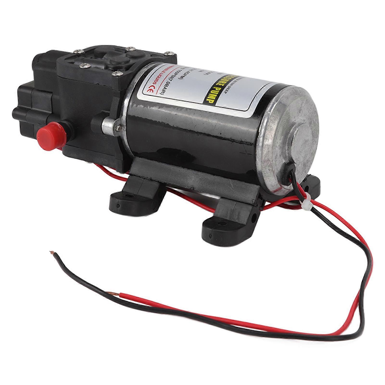 Diaphragm Water Pump Self Priming Intermittent Diaphragm Pump High Pressure Water Pump for Home Marine RL 3402(24V)