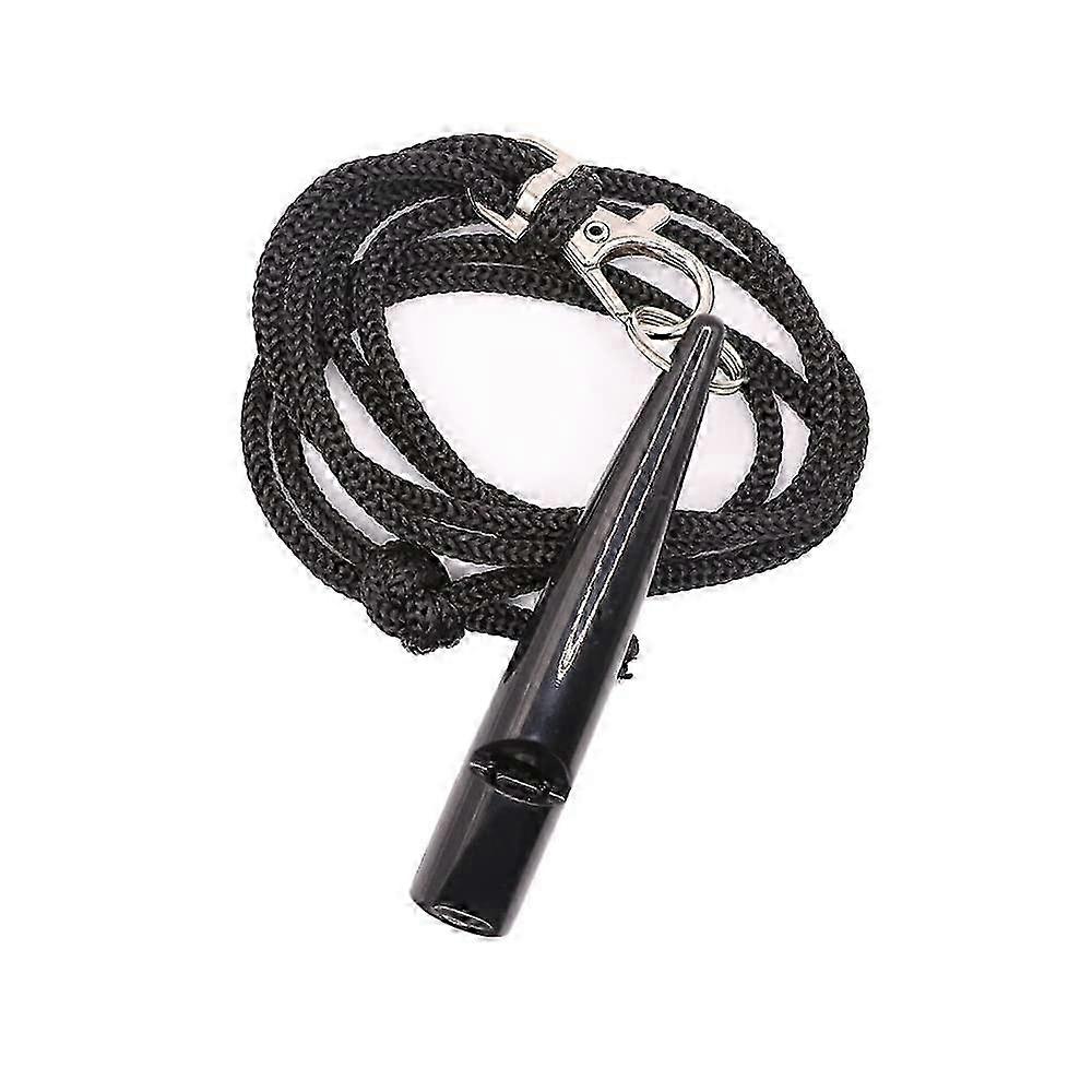 Dog Whistle for Training Dogs | Includes Lanyard for Easy Use | Black Color