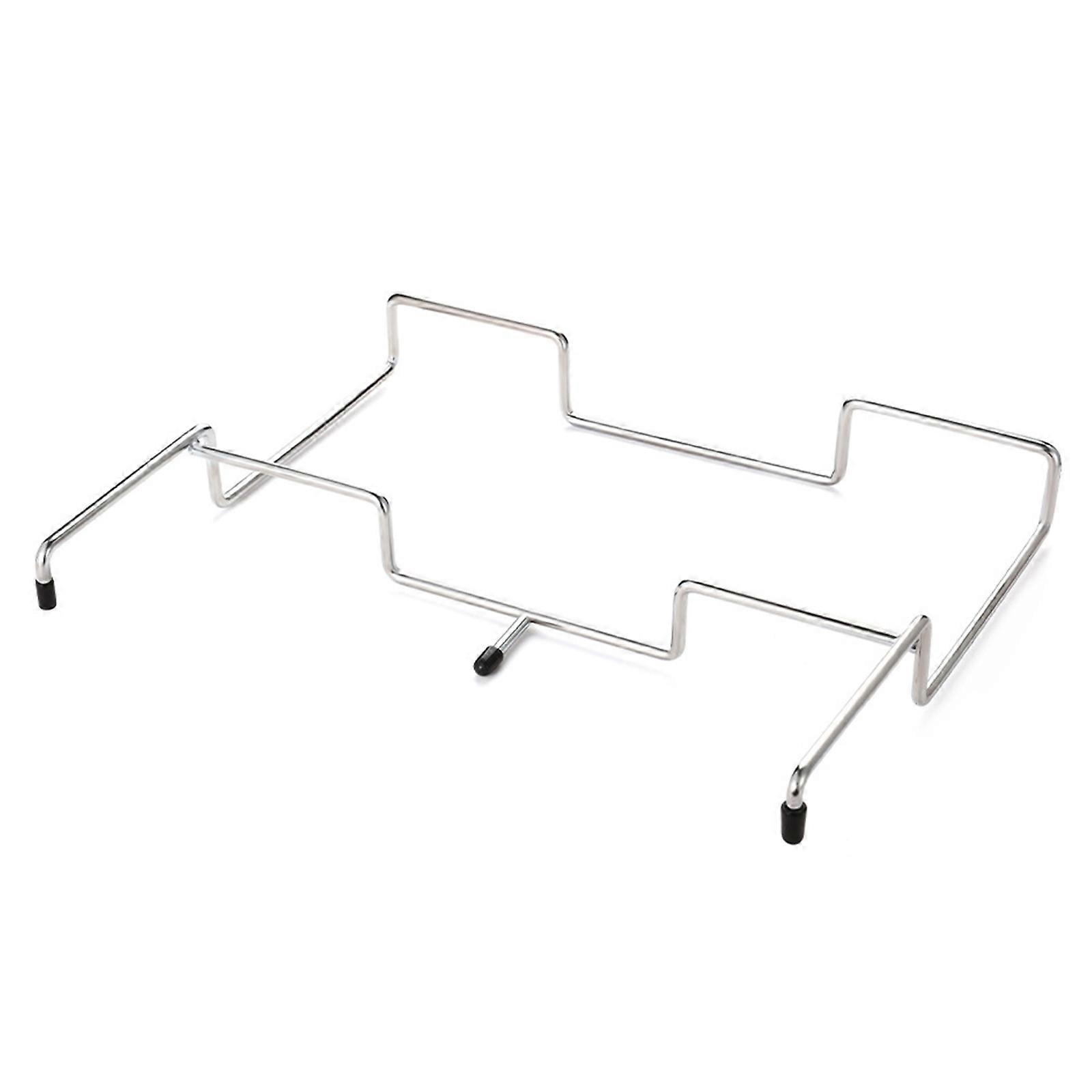 Garbage Bag Hanger With Powder Coated Steel Finish, Convenient Storage Solution, Holds Bag Open Effortlessly, Suitable For Multiple Tables, Rubber