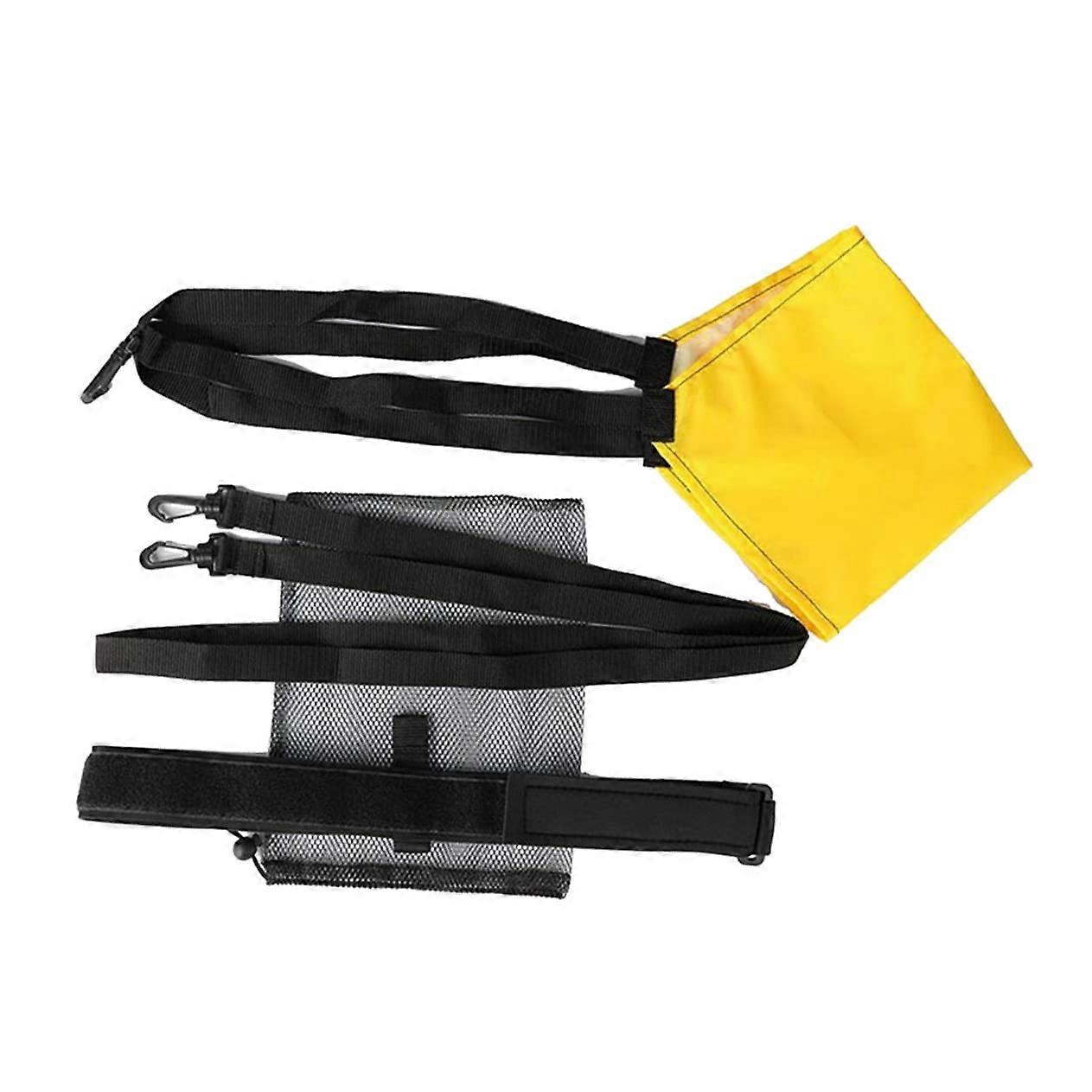 Children's Swimming Trainer Set with Bungee Cords, Stretch Bands, Yellow Leash and Retaining Strap for Safety