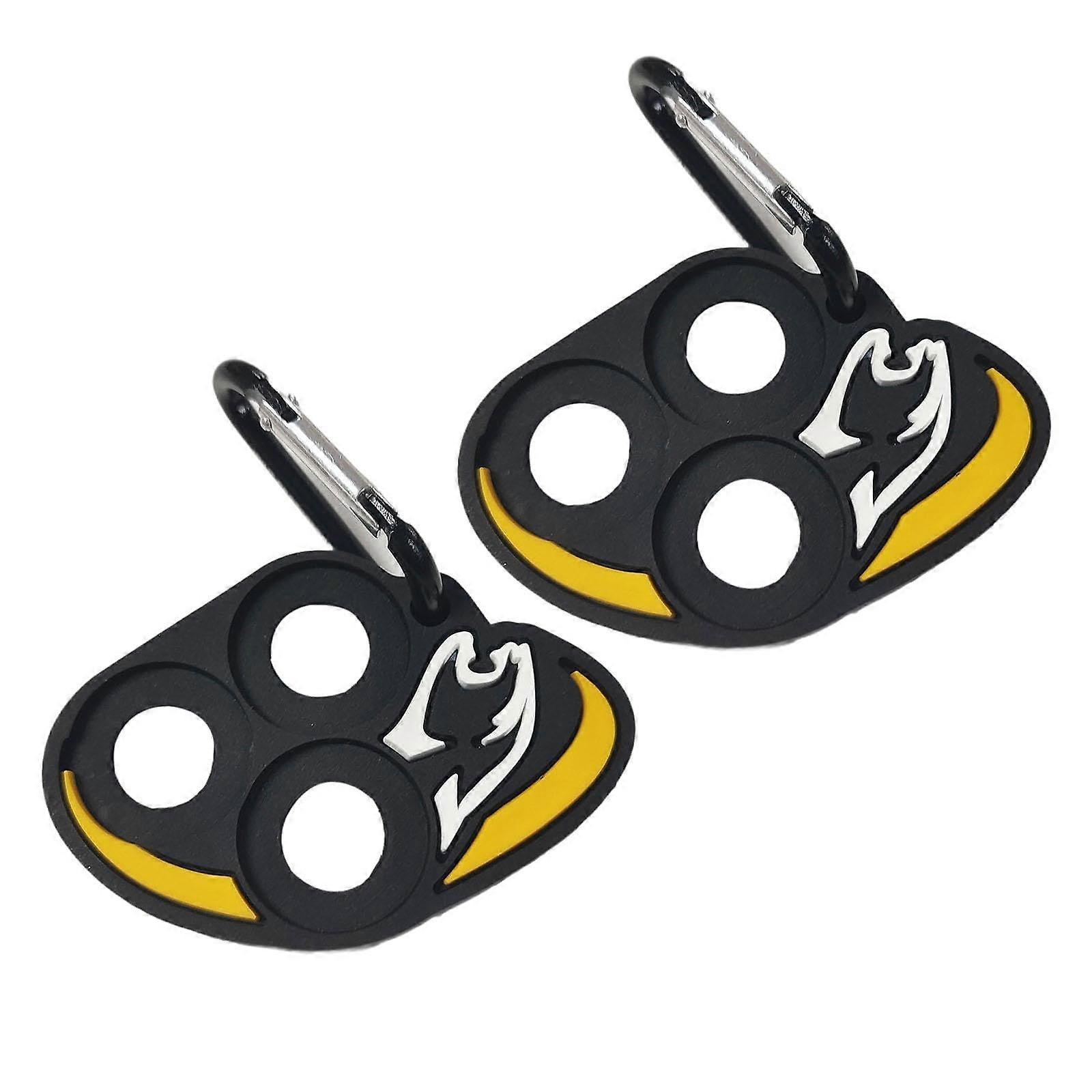 Pack of 2 Pool Cue Joint Thread Protection Holder Billiard Protect Clamp 3 Holes Buckle Storage Clip for Training