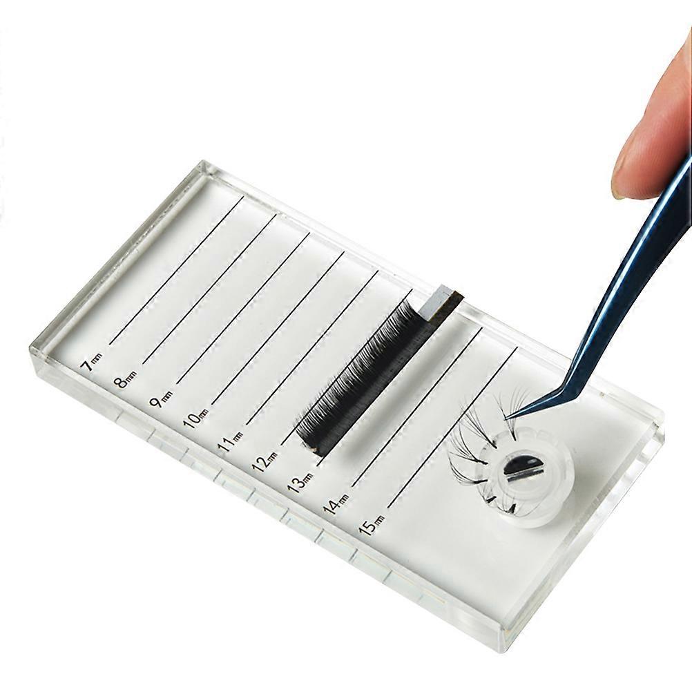 Eyelash Extension Accessories Grafting Eyelash Tool Eyelash Pad For Eyelash Grafting Assorted Color Acrylic Reusable 1Set