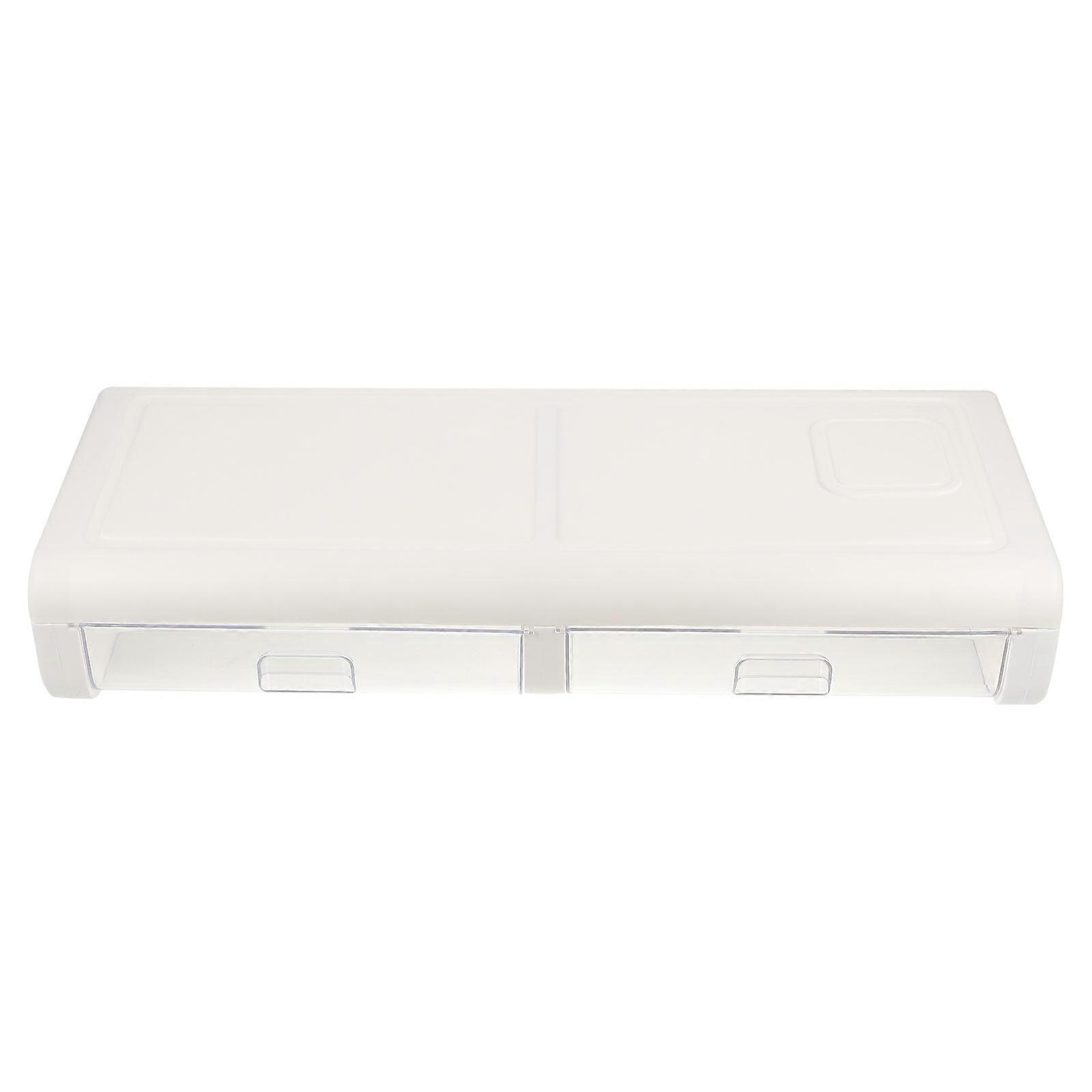 Computer Screen Riser Desk Organizer Plastic Multi-function Compact Size Neck Protection Space-saving Design 1Pcs