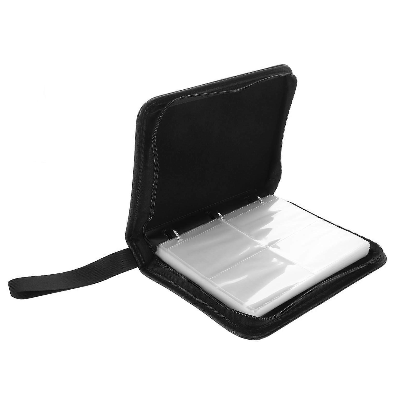 Folder Card Holder with PU Leather, Trading Card Sleeves, 9-Pocket Card Organiser for Card Collection and Protection