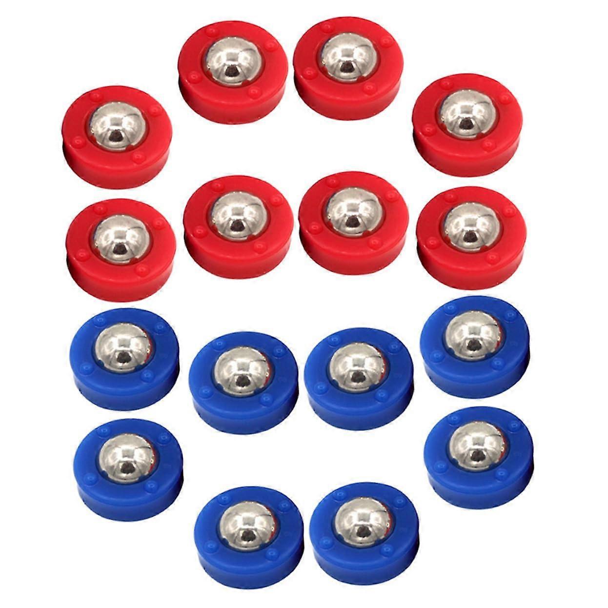 16 Pieces Table Game Accessories Set for Rolling Balls, Indoor Shuffleboard for Family Fun, Improves Hand-Eye Coordination
