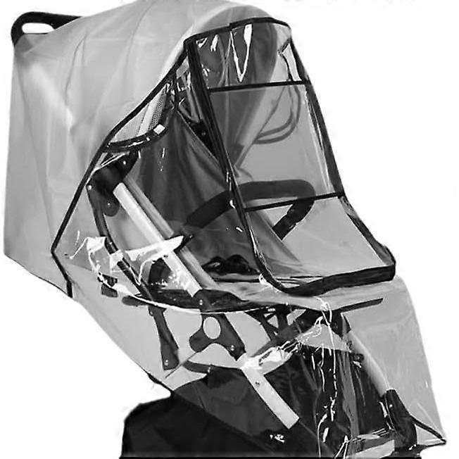 Baby Stroller Rain Cover: Waterproof Windproof Transparent Eva Shield Universal For Pushchair Buggy Pram Easy To Install And Clean