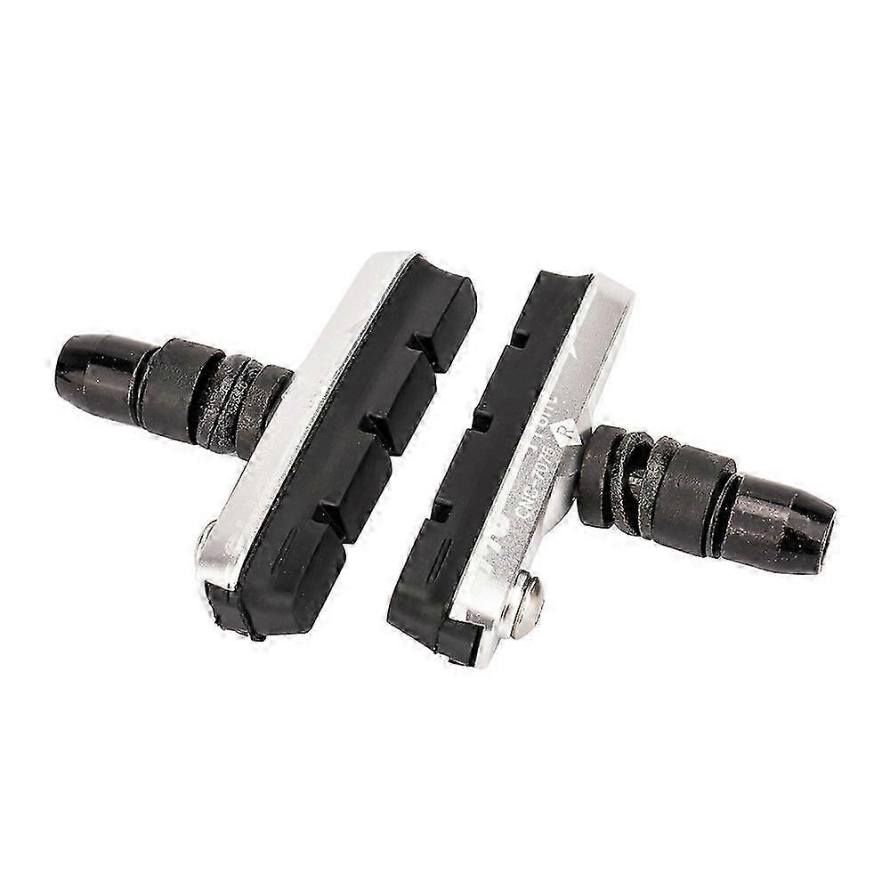 1 Pair Bike Brake Pads Set 55mm for MTB Mountain Bicycle V-Brake Blocks - Black