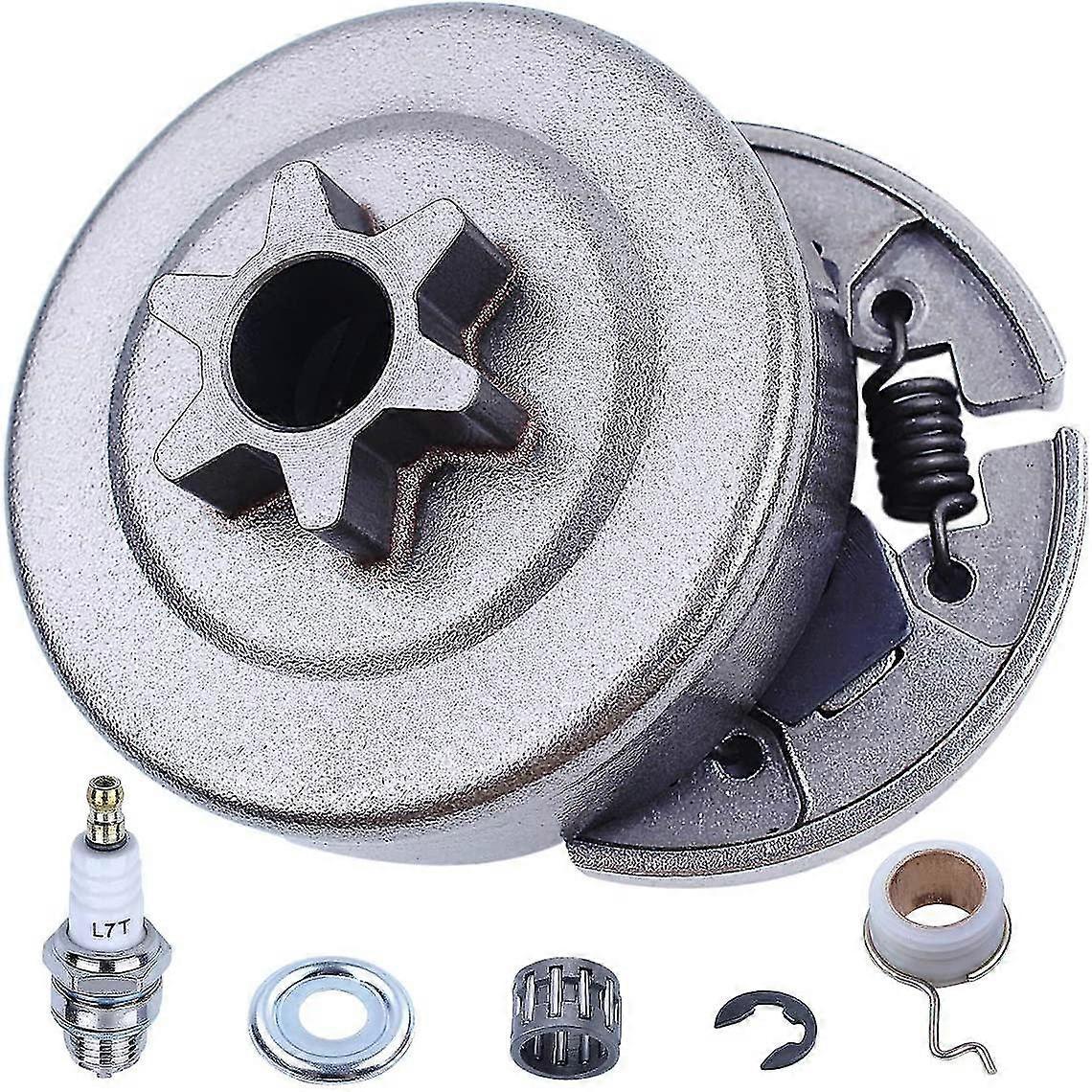 Clutch Drum Sprocket Compatible with Certain Brands Stihl Models 017 018 021 023 025 Ms170 Ms180 Ms210 Ms230 Ms250 with Needle Bearing and W