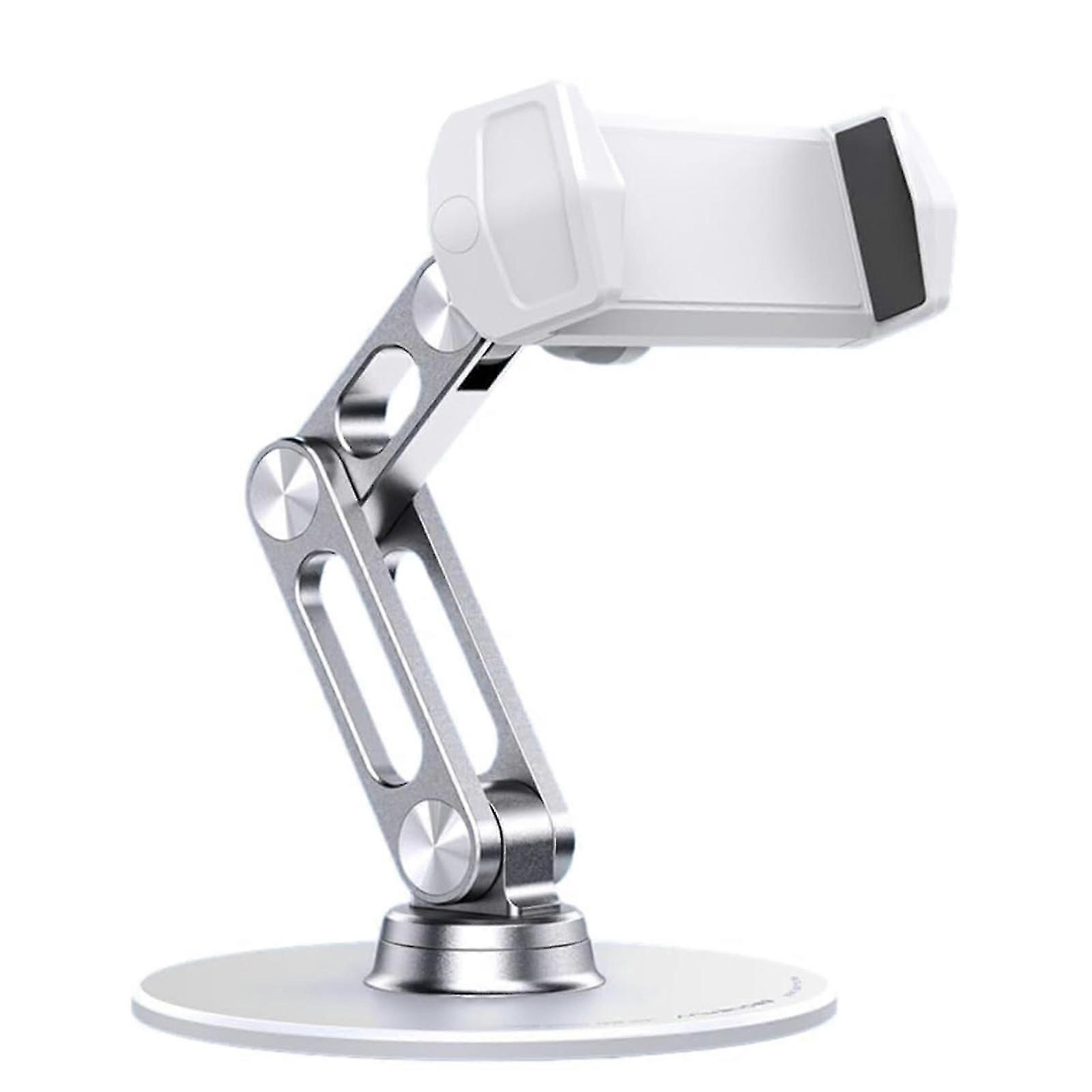 Phone Stand, Fully Adjustable Foldable Desktop Phone Holder Dock, Lazy Desktop Aluminum Alloy Phone Stand