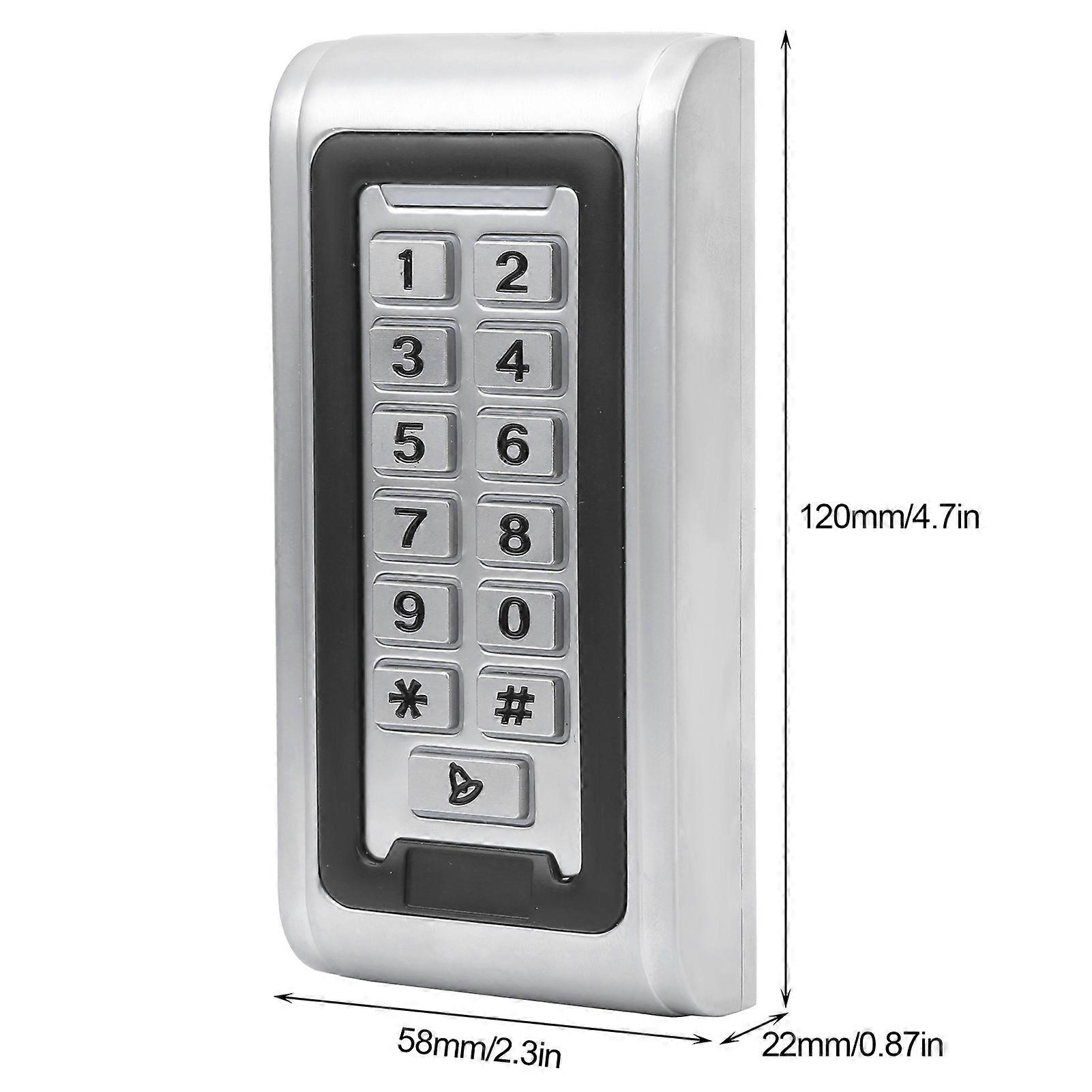 125KHz RFID Access Control Backlit Keypad Password ID Card Support for Wiegand 26