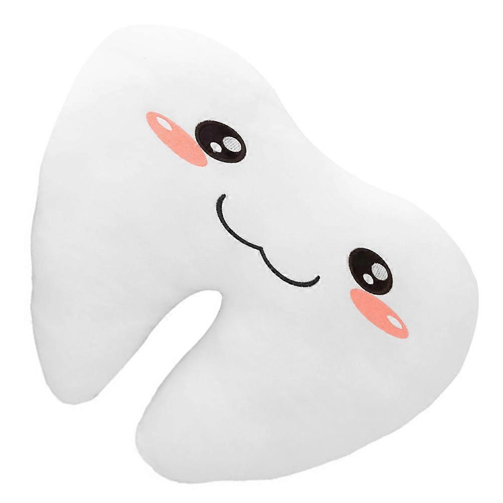 Cuddle Pillow Tooth Shaped Stuffed Toy Assorted Color 30.00X30.00X18.00cm Napping 1Pack