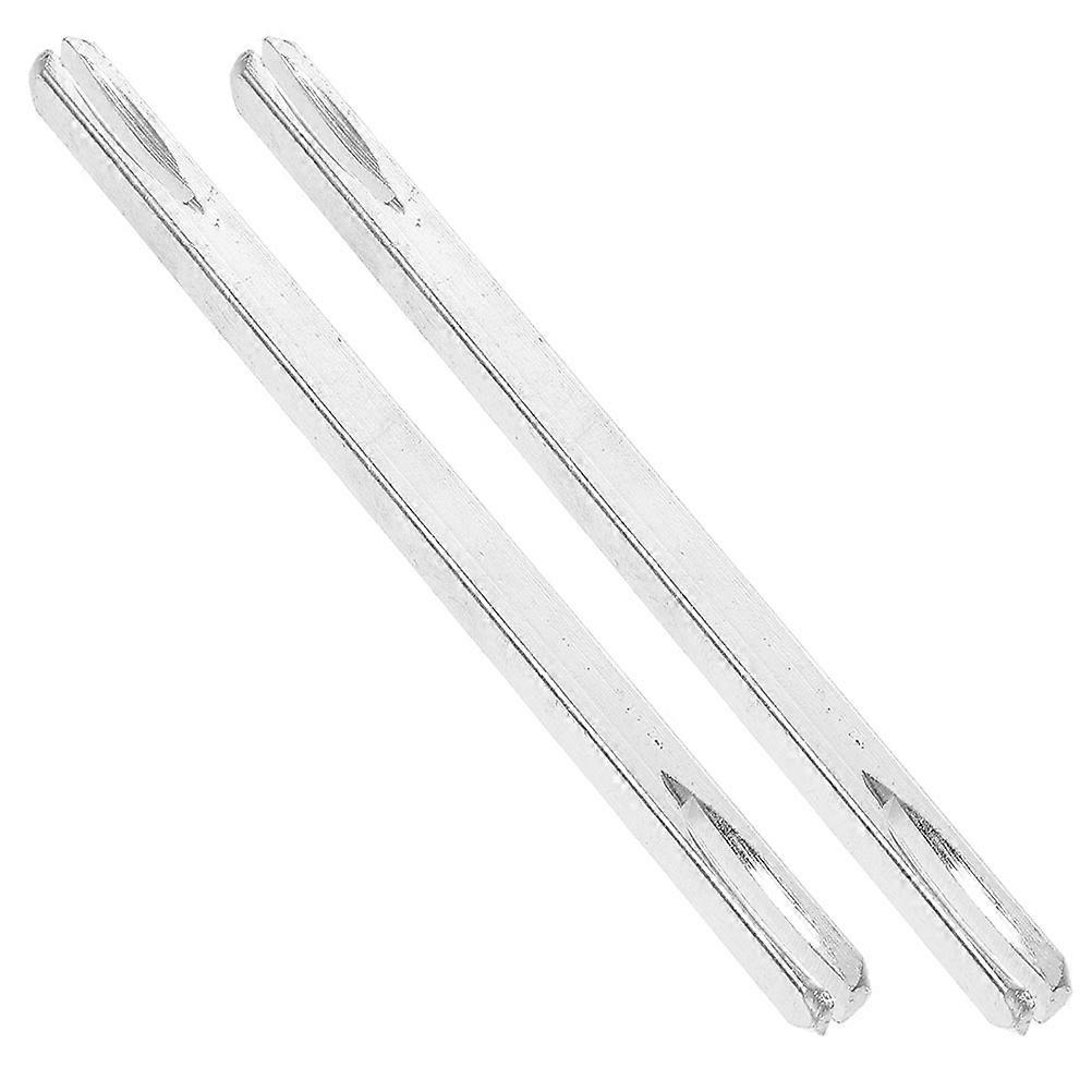 Door Handle Spindle Replacement Spindle Antique Style Door Knob Systems Commercial Use Silver 8x8x140mm Latch Operation 2Pcs