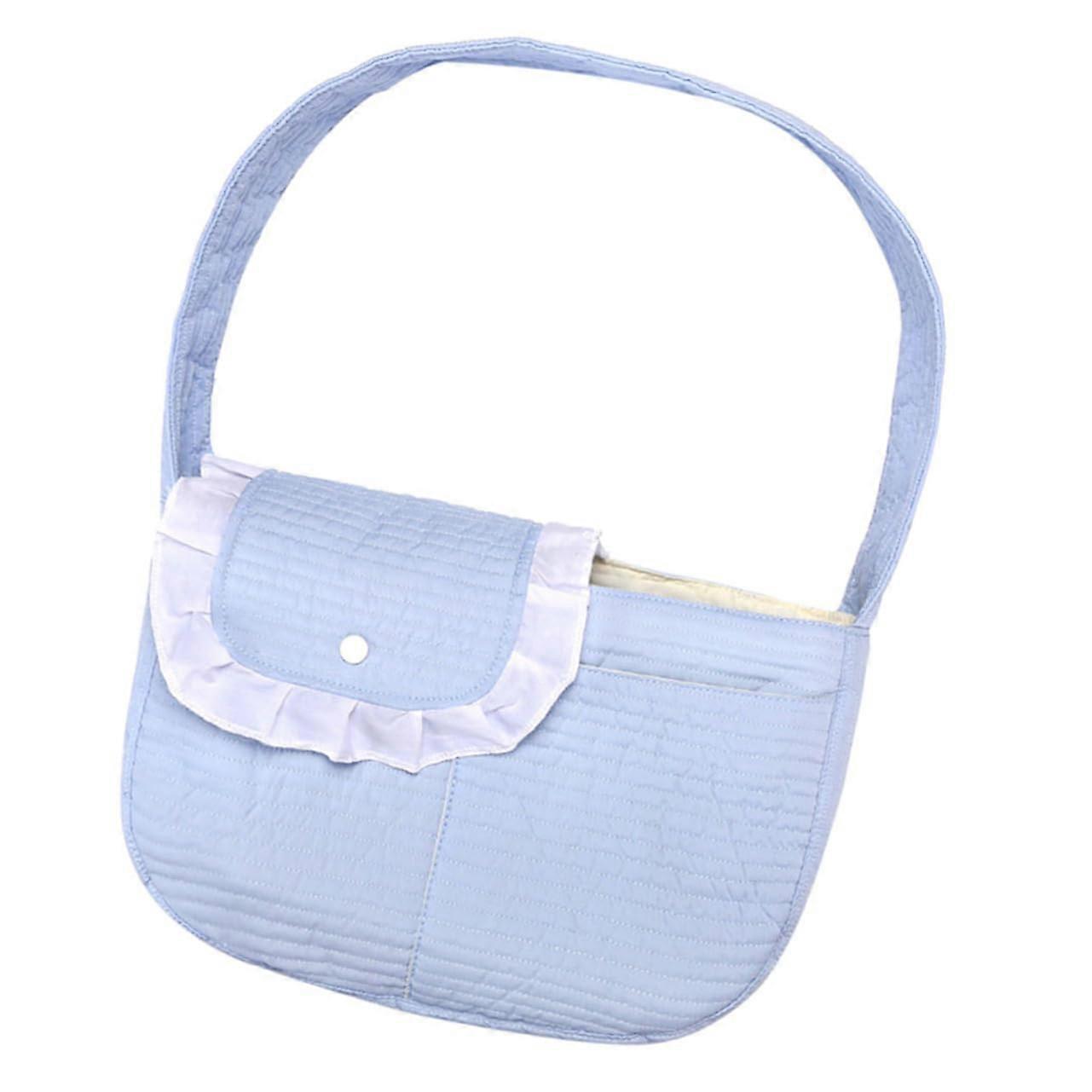 Pet carrier bag, cat backpack carrier, dog carrier bags, sky blue 37x23cm