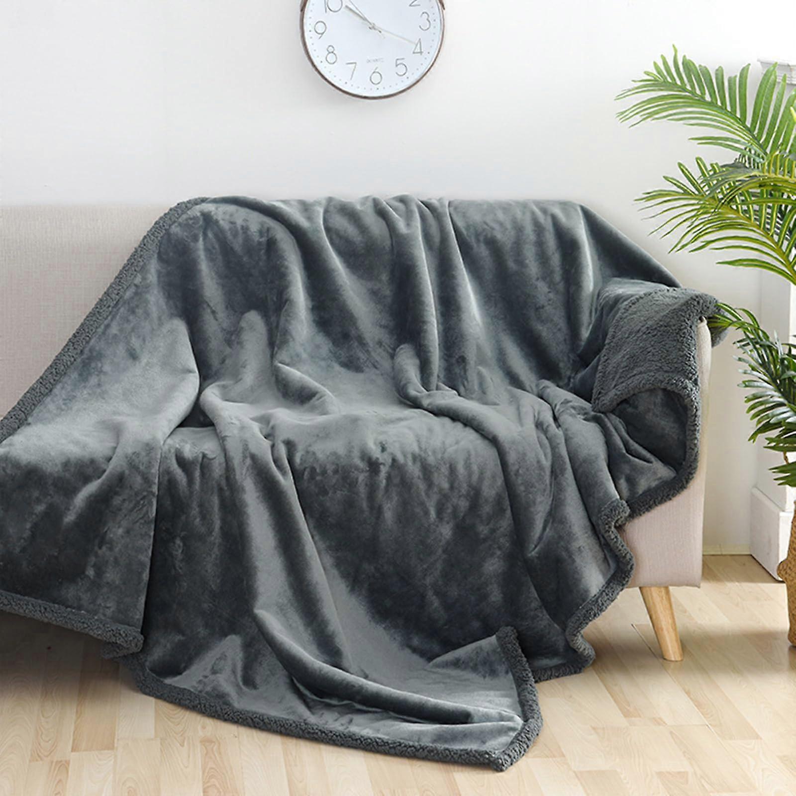 Boonger Waterproof Blanket, Love Blanket, Waterproof, Water Blanket for Couples, Warm Blanket for Pets (Grey, 50 x 70 cm) 50 x 70 cm Gray