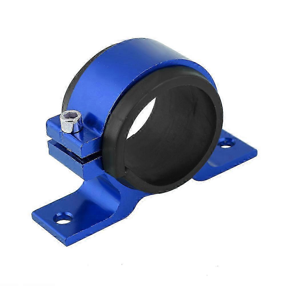 50mm Car Fuel Pump Mounting Bracket with Filter Clamp Cradle in Blue