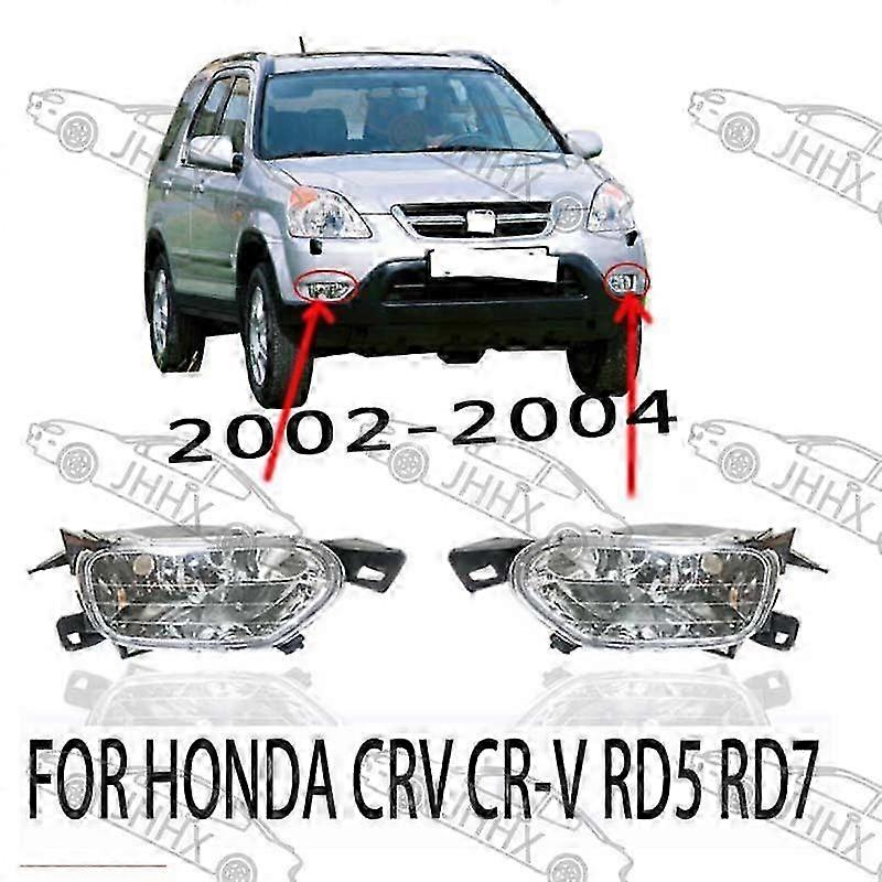 Front Bumper Fog Light for Honda CR-V 2002-2004 - Compatible Replacement Lamp for Enhanced Visibility