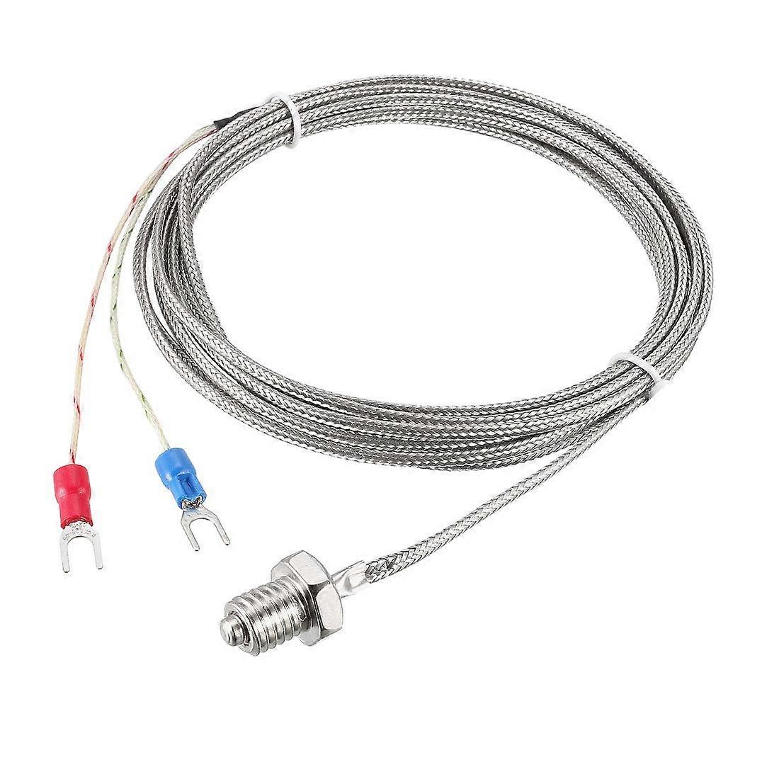 M10 threaded probe with 3 m / 9.8 ft cable Ktype thermocouple temperature sensor