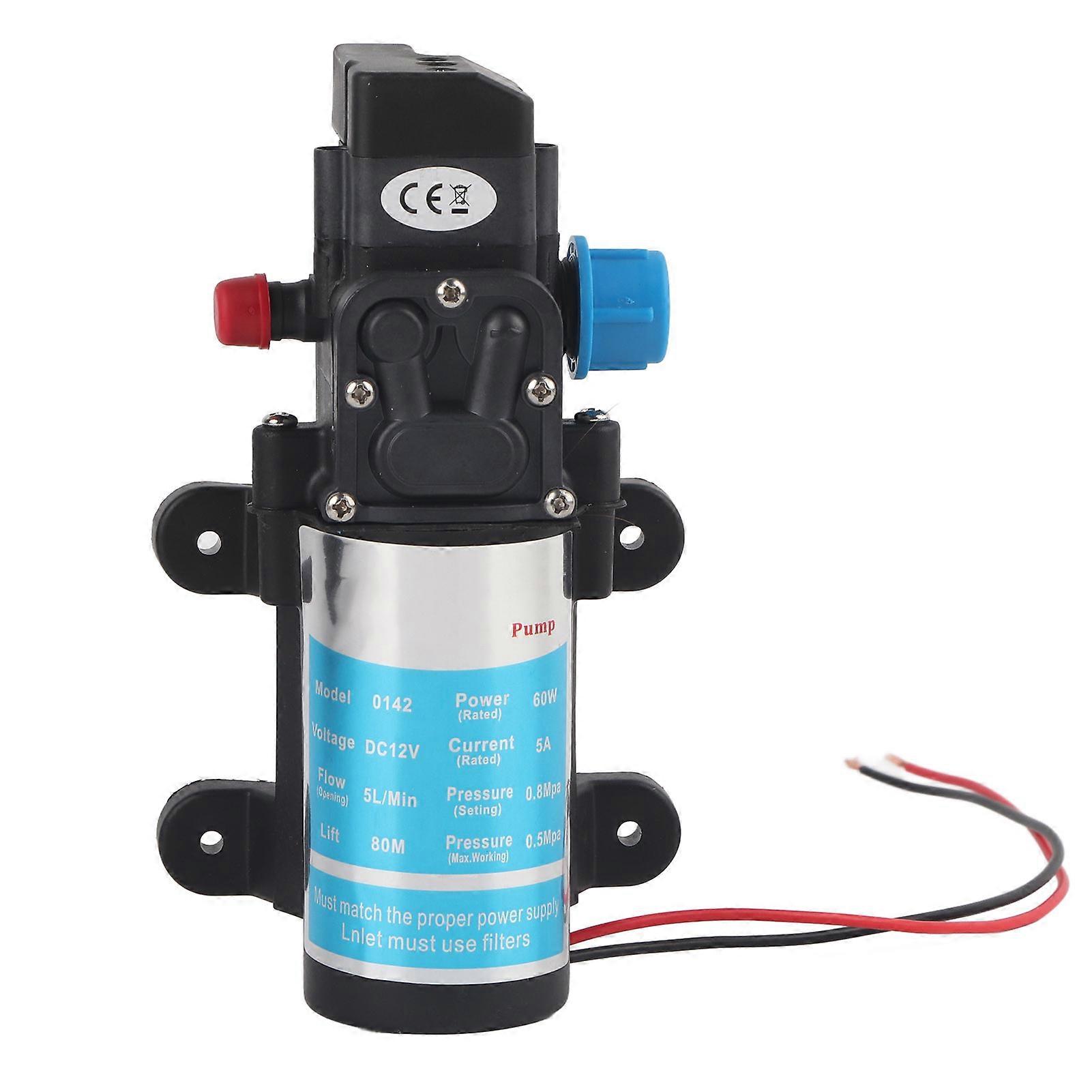 12V 60W Micro Electric Diaphragm Self Priming Pump Water Pump With Pressure Switch
