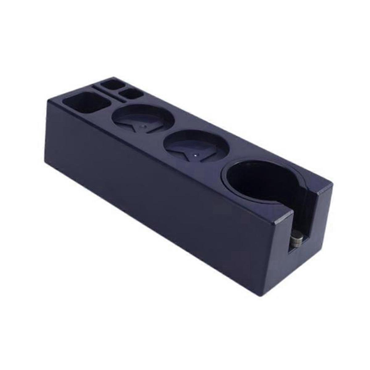 Kaffee-Stopfstation 51/58mm Organizer Einstellbar Rutschfest Multifunktional Einfach zu bedienen Robuste Kaffee-Tamper-Basis - Dunkelblau