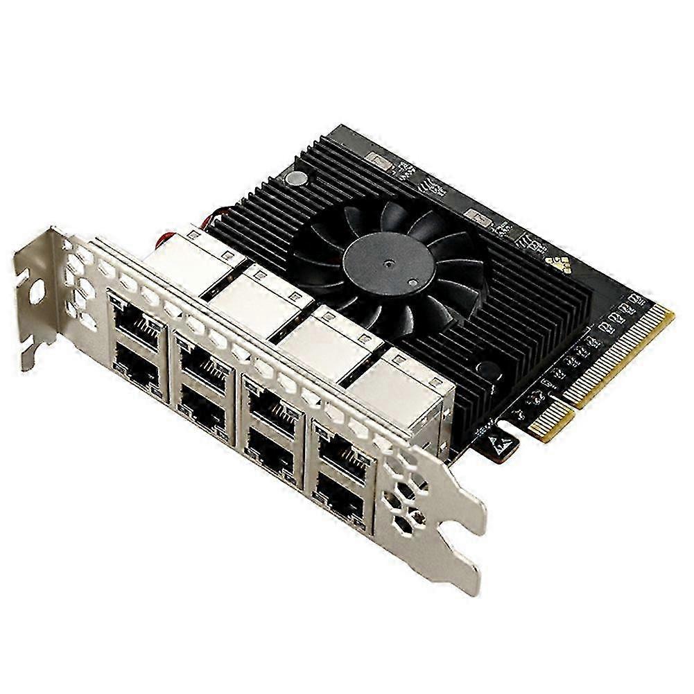 Pcie X8 Ports Gigabit Ethernet Controller Card 1x 1000mbps Nic Rtl8111h Chips For Desktop Industrial Camera Control