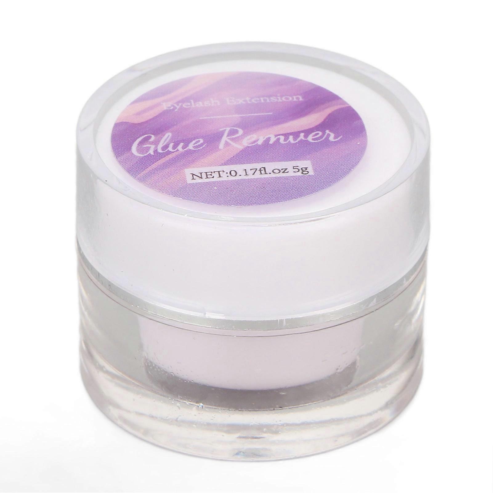 Eyelash Extension Remover Cream Gentle Botanical Extract Fruity Lash Gel Remover for Home Beauty Salon 0.2oz Strawberry 