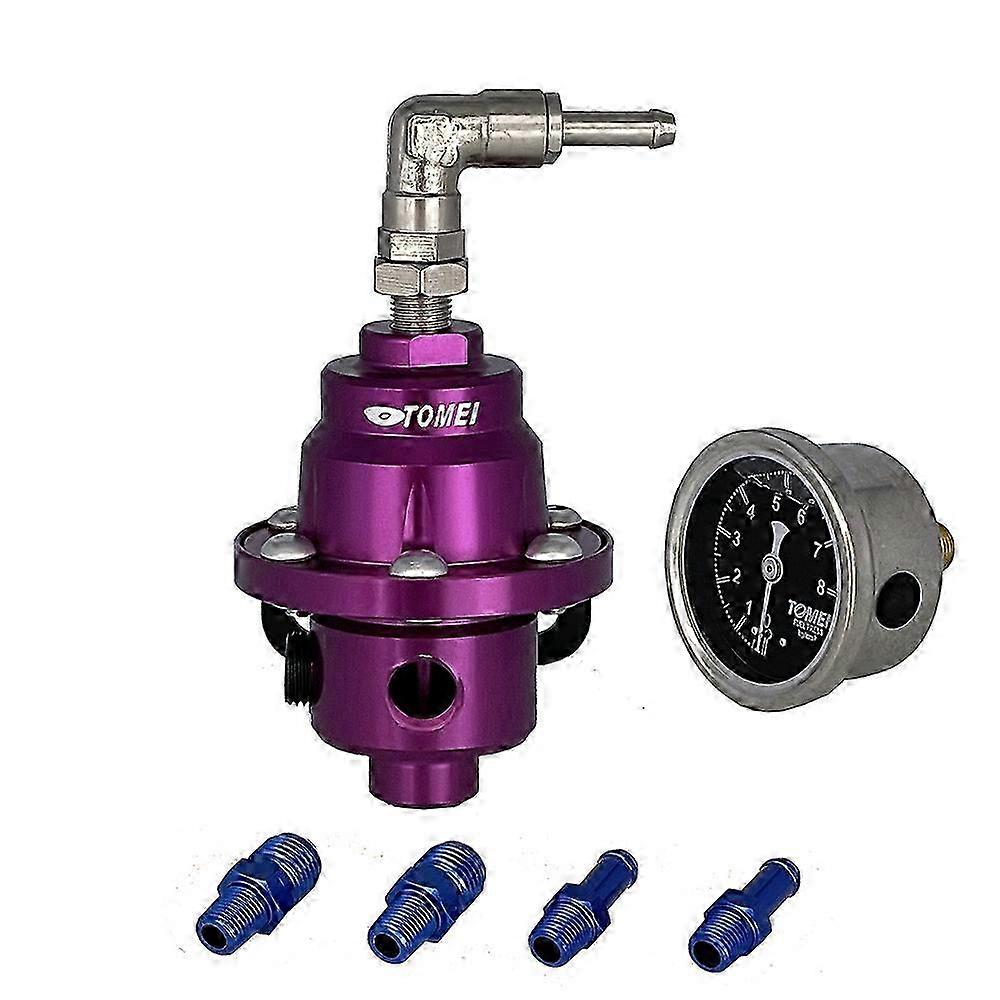 2025 RESO--Universal Adjustable Tomei Fuel Pressure Regulator Type-S With Gauge And Instruction