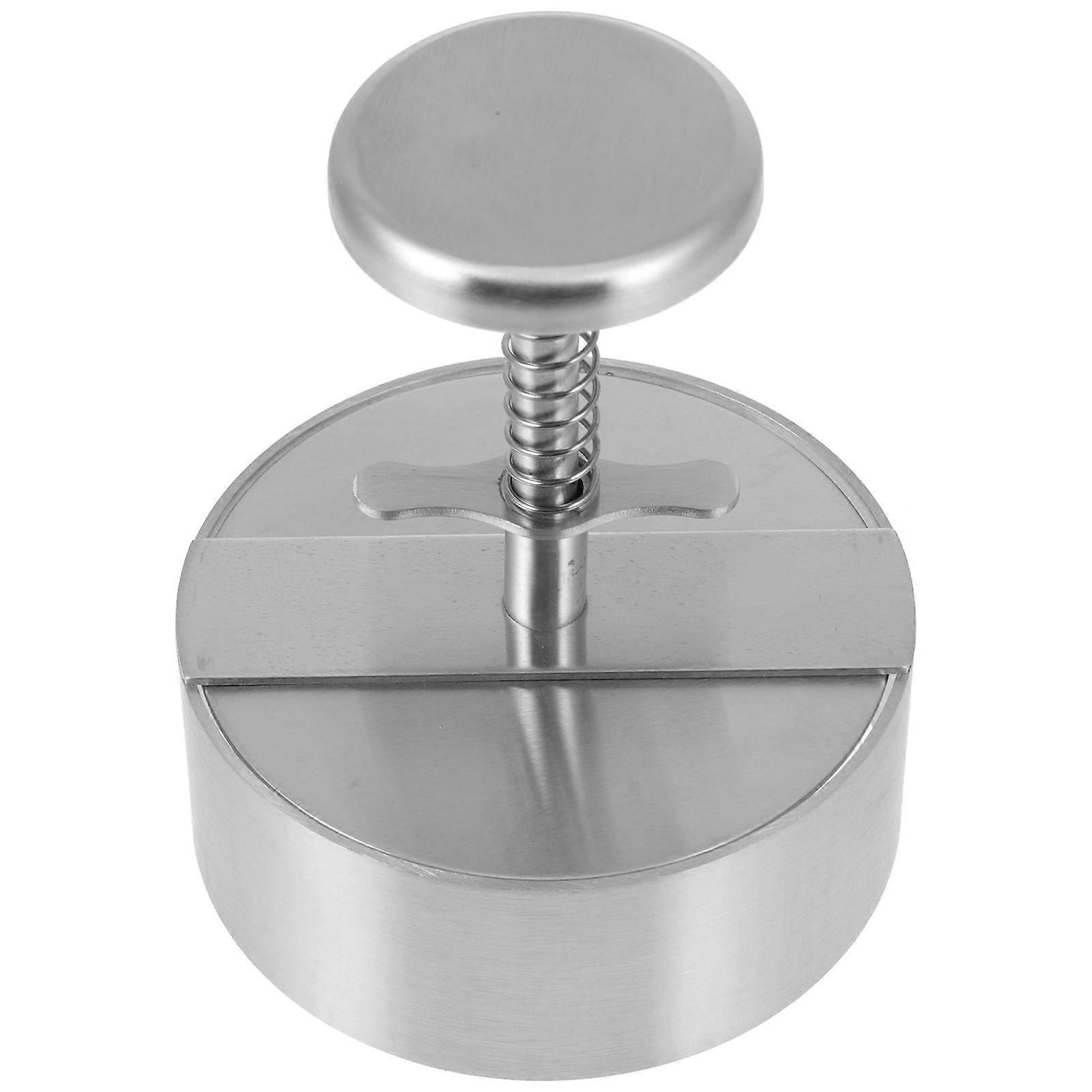 Hamburger Presser Burger Maker Meat Pressing Kitchen Utensil Silver 14.00X14.00X14.00CM Spring Design 1Set