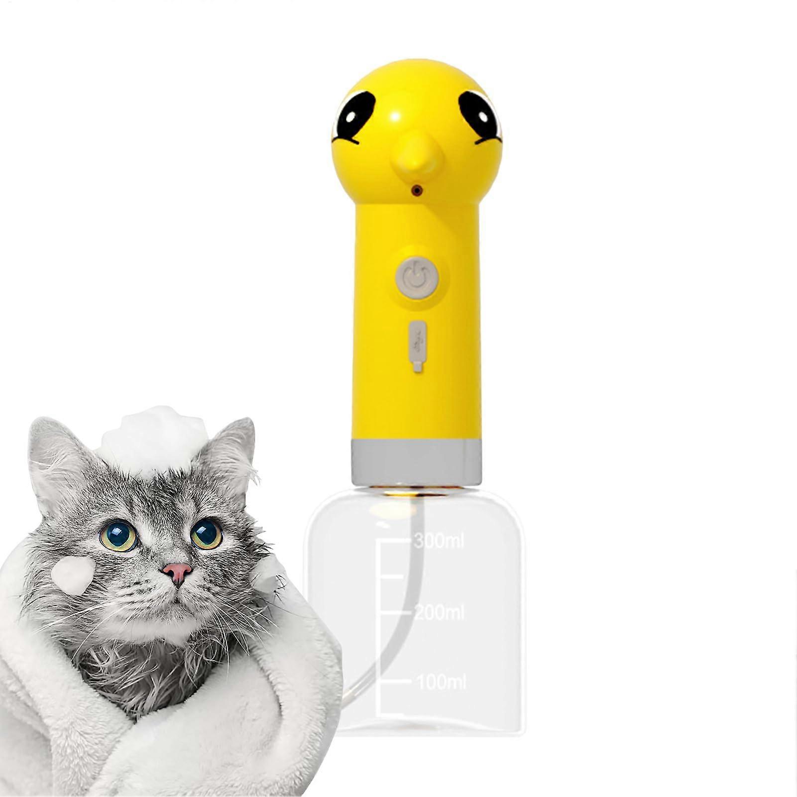 Dog Soap Dispenser Automatic Pet Shampoo Foamer with Clog-Resistant Pump, Compact for Home Garden Bathing and Dog Washing