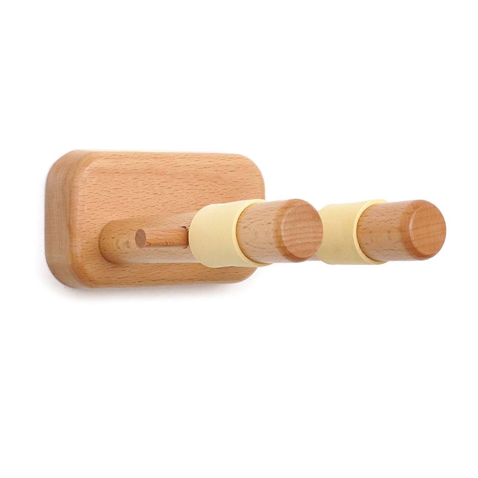 Wall Mount Guitar Hanger Violin Hanger Display Stand Ukulele Wall Mounted Hook for String Instruments  Beech