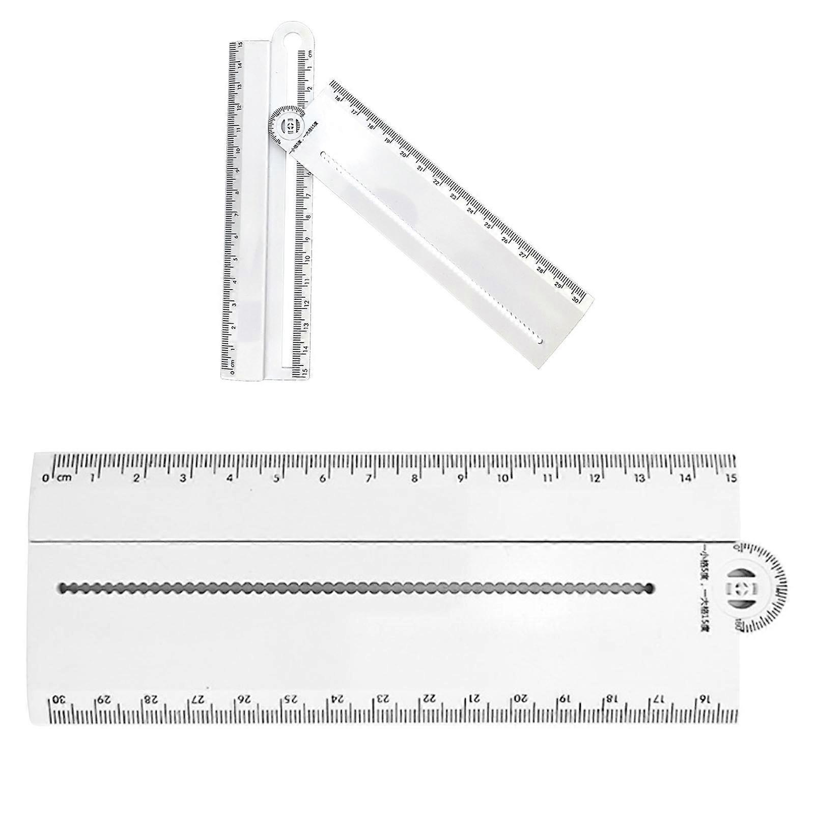 Protractor, Protractor, Multifunctional Angle Ruler, Protractor, Parallel Ruler, Precise Measuring Tool