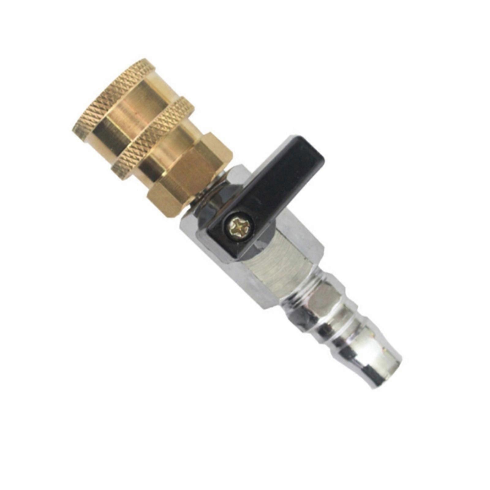 3/8 Inch Sturdy Brass Air Valves Quick Connection Fitting Convenient for Compress Air Applications Daily Casual Use Multicolor