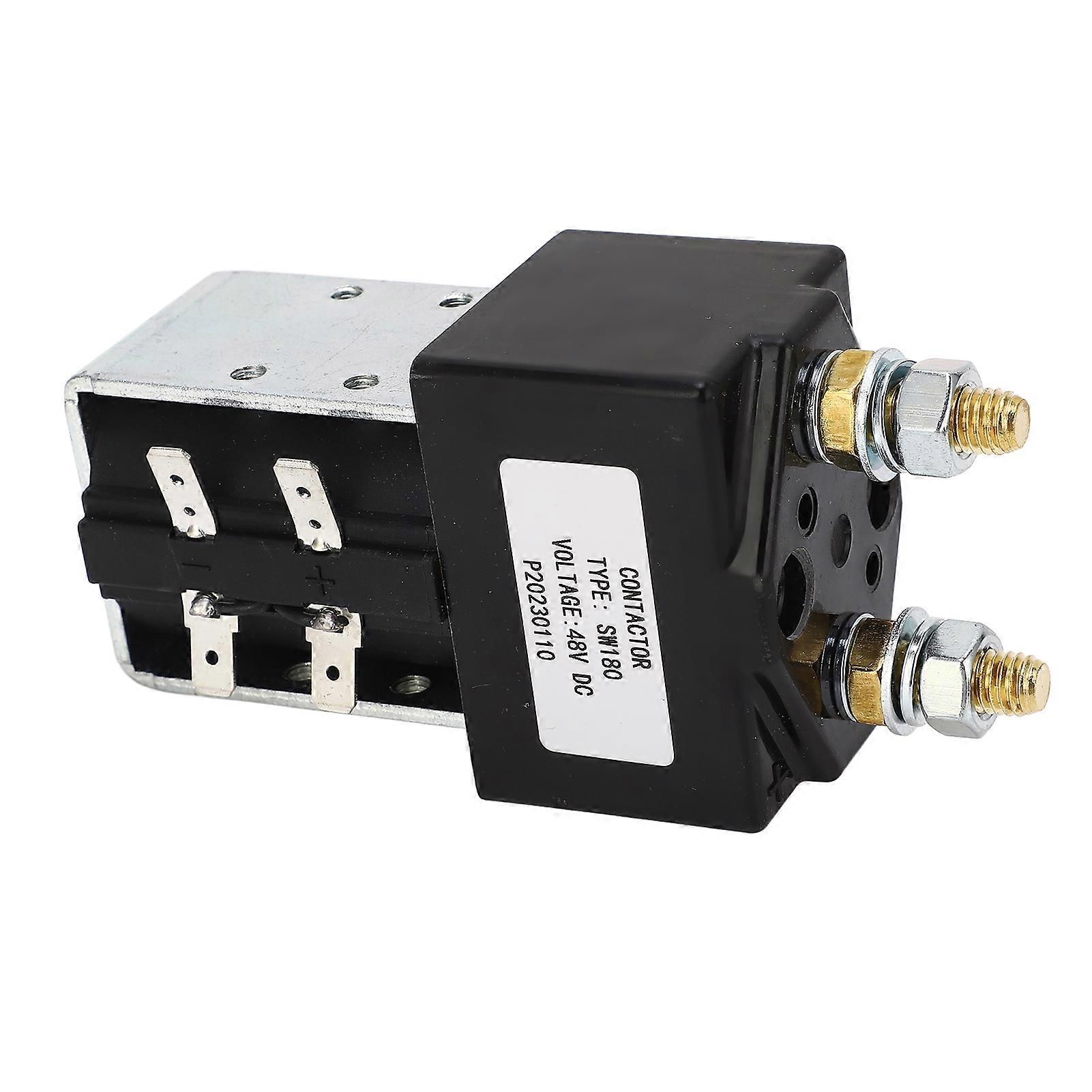 DC Contactor Sole Metal Alloy Heavy Duty 48V SW180 for Golf Cart Truck Forklift