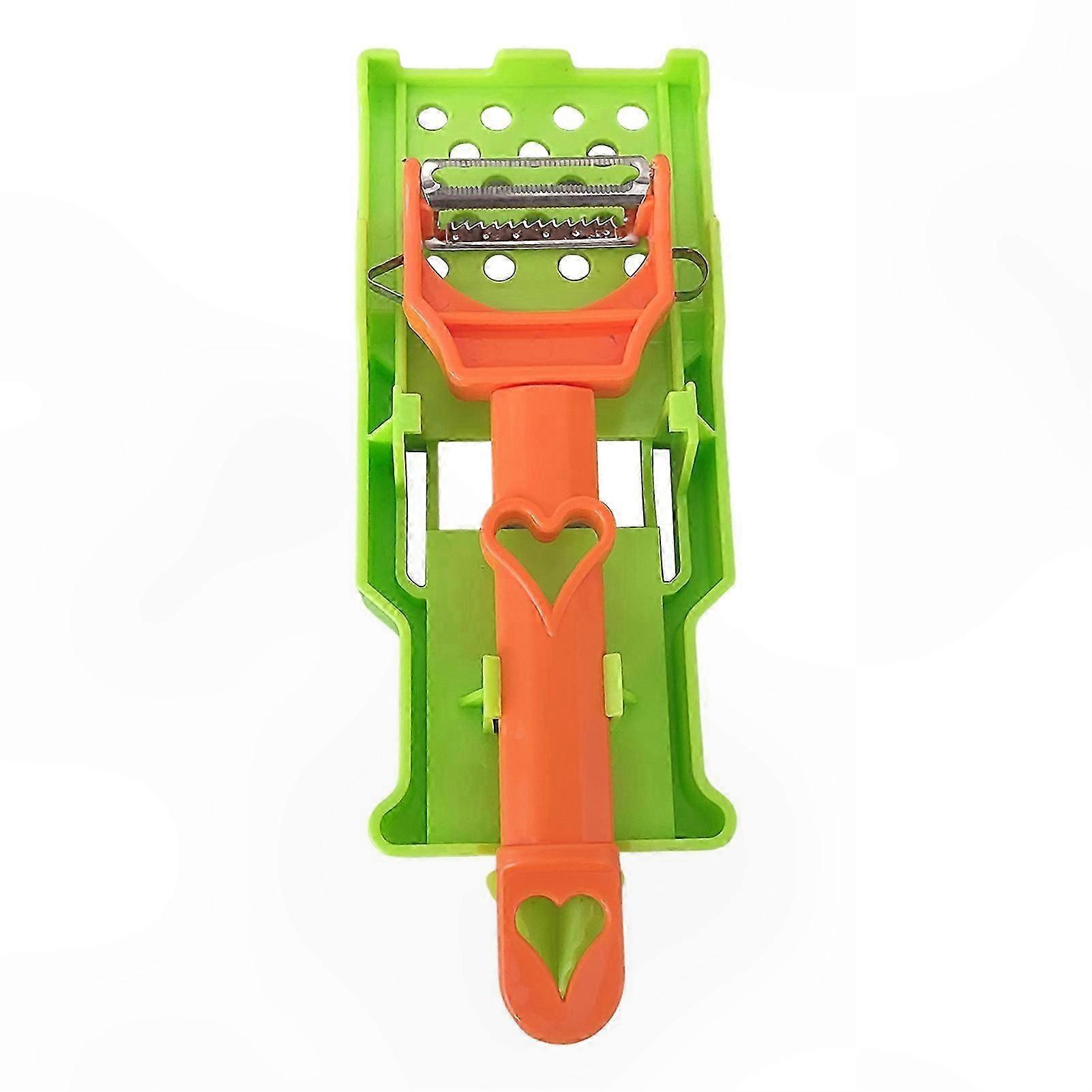 Dual Julienne Slicer and Vegetable Peeler for Carrots, Potatoes, Oranges, and Lemons - Multifunctional Kitchen Tool