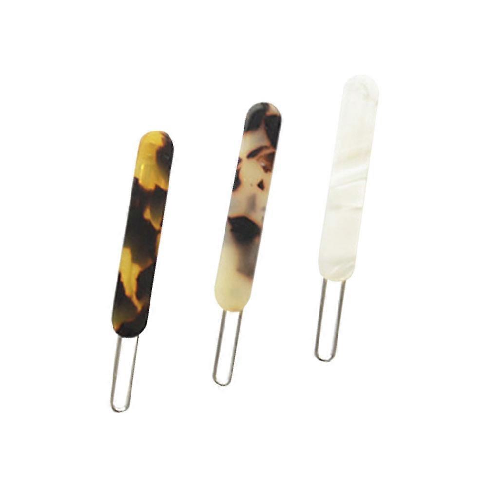 Elegant Leopard Hair Clips with Buckle Design for Decor Assorted Color Lightweight Safe Durable 3pcs