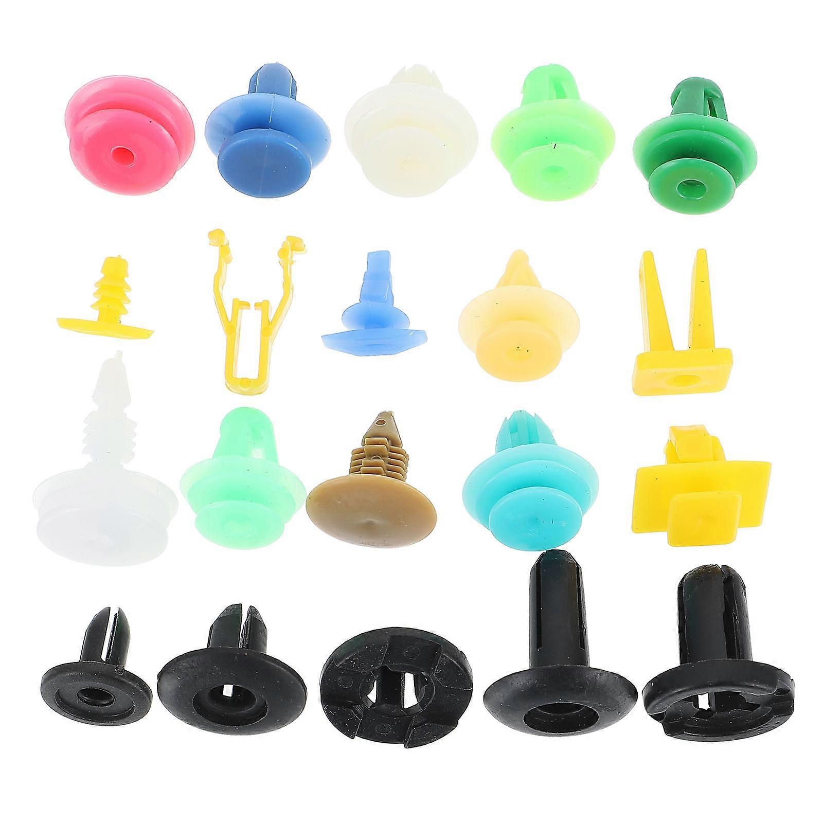 500pcs Automotive Push Clips Multi purpose Bumper Fastener Rivet Clips