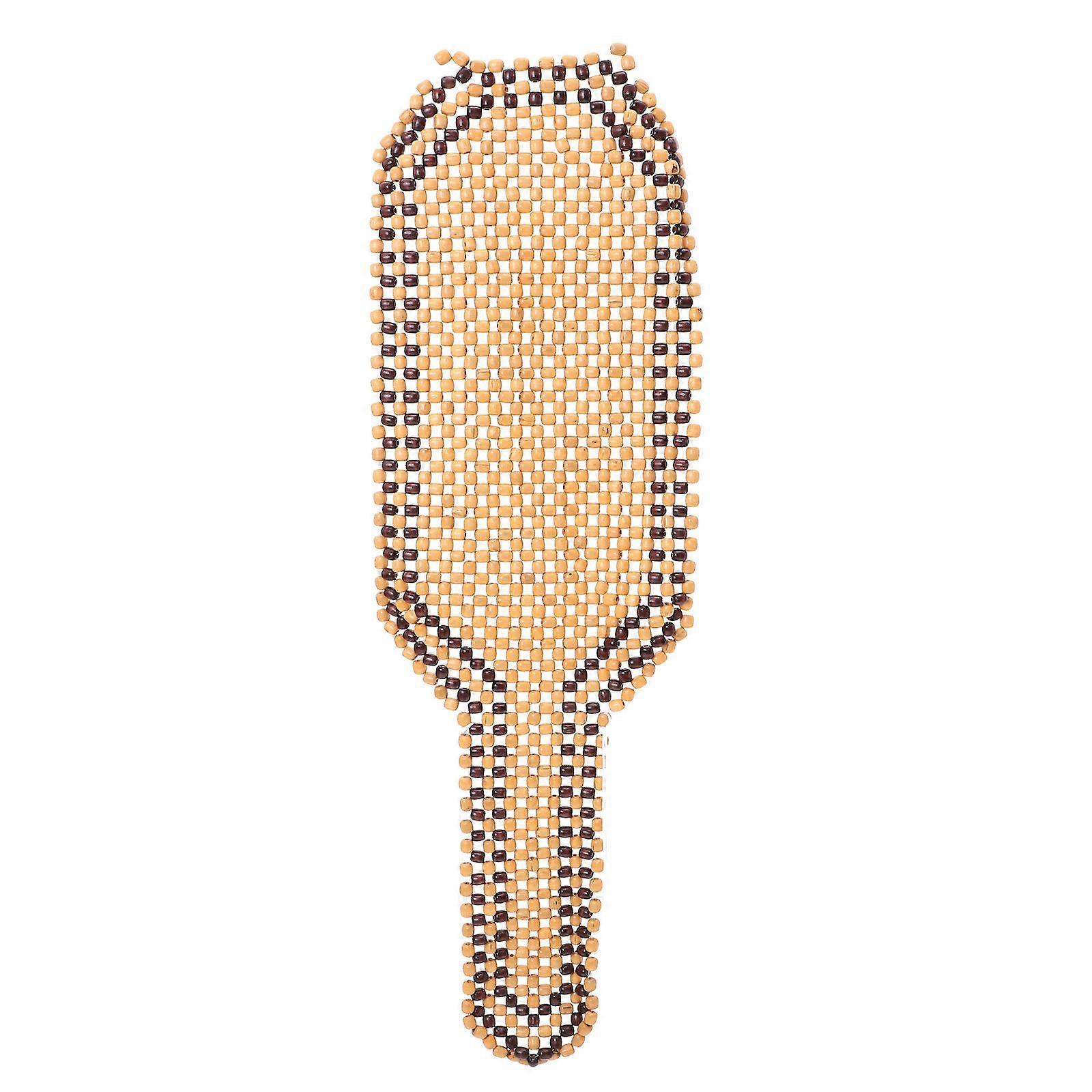 Pernă de scaun cu mărgele de răcire 1 set excelent pentru utilizare de vară 49,12X15,72X0,71 in funcționalitate de masaj