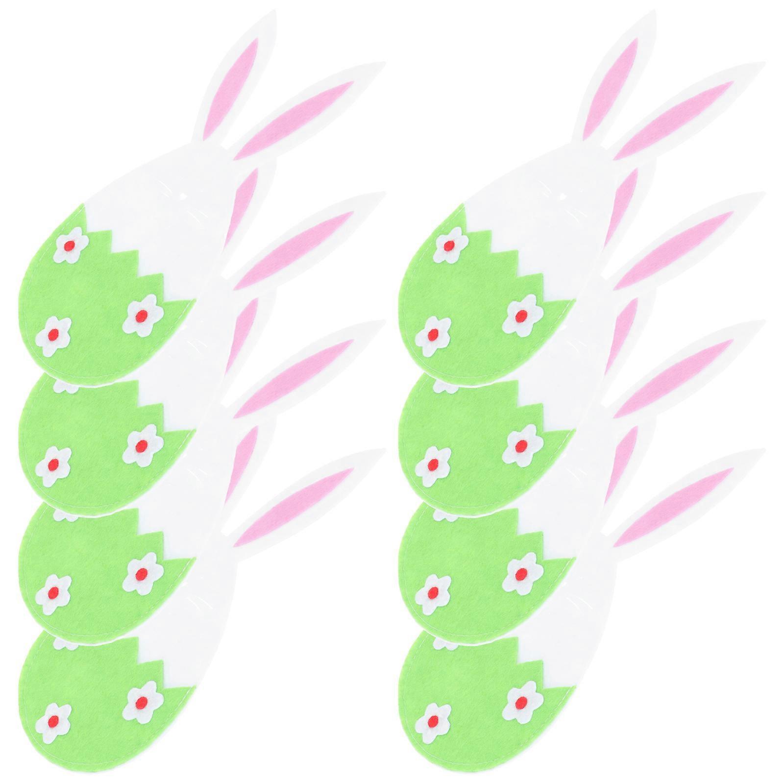 8Pcs Silverware Holder For Party Rectangular Cutlery Pouch In For Easter Dinner And Home Celebration