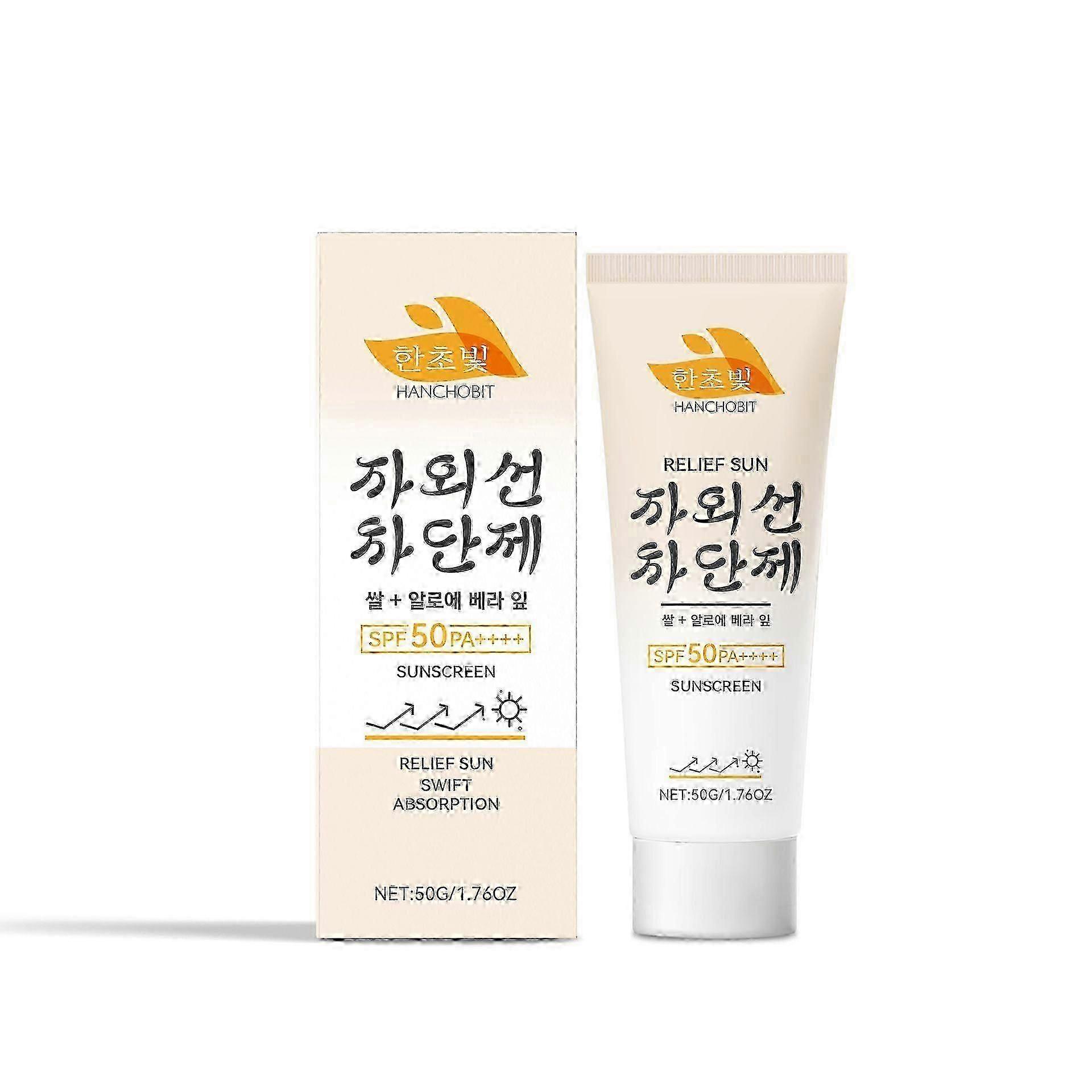 Sunscreen Cream SPF 50 PA++++, Sunscreen for Face & Body, Waterproof Suncream, UV Protection Sunblock Stick, Moisturizing Sun stick, Skincare for All