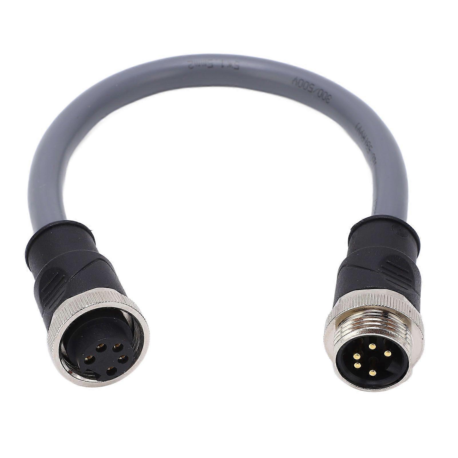 Conector de sensor recto de 5 núcleos 7/8 macho a hembra 9A