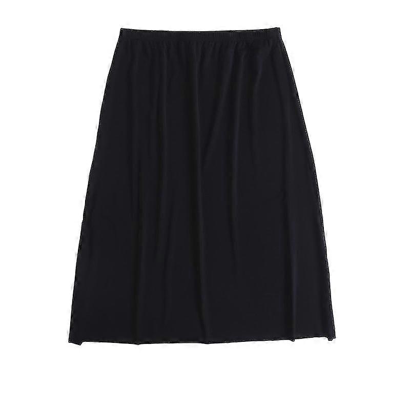 Plus Size Ice Silk Underskirt Slip Lining for Summer