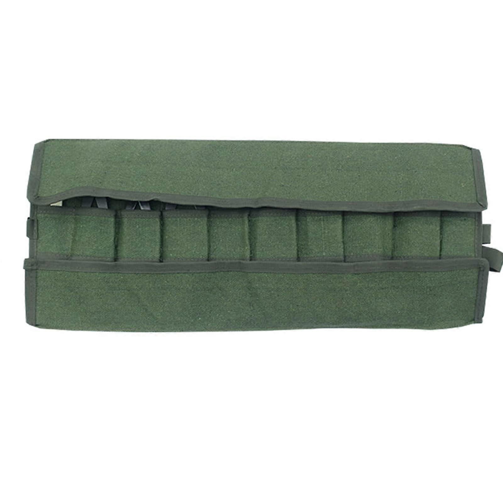 Japanese Bonsai Tools Storage Package Roll Bag Canvas Tool Set for Scissors Pliers Storage Bag Butt Bonsai Tool Roll Up Bag